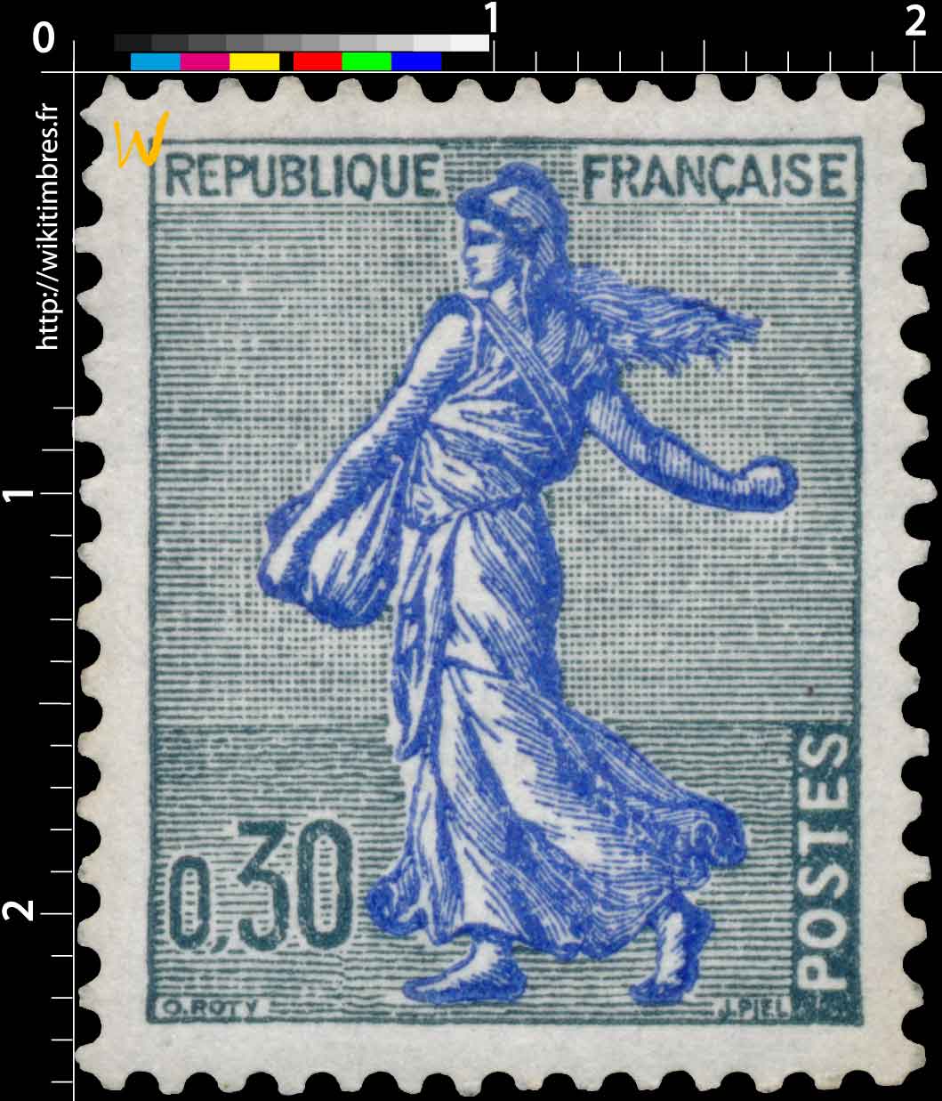 Sans légende particulière - Type semeuse de Piel