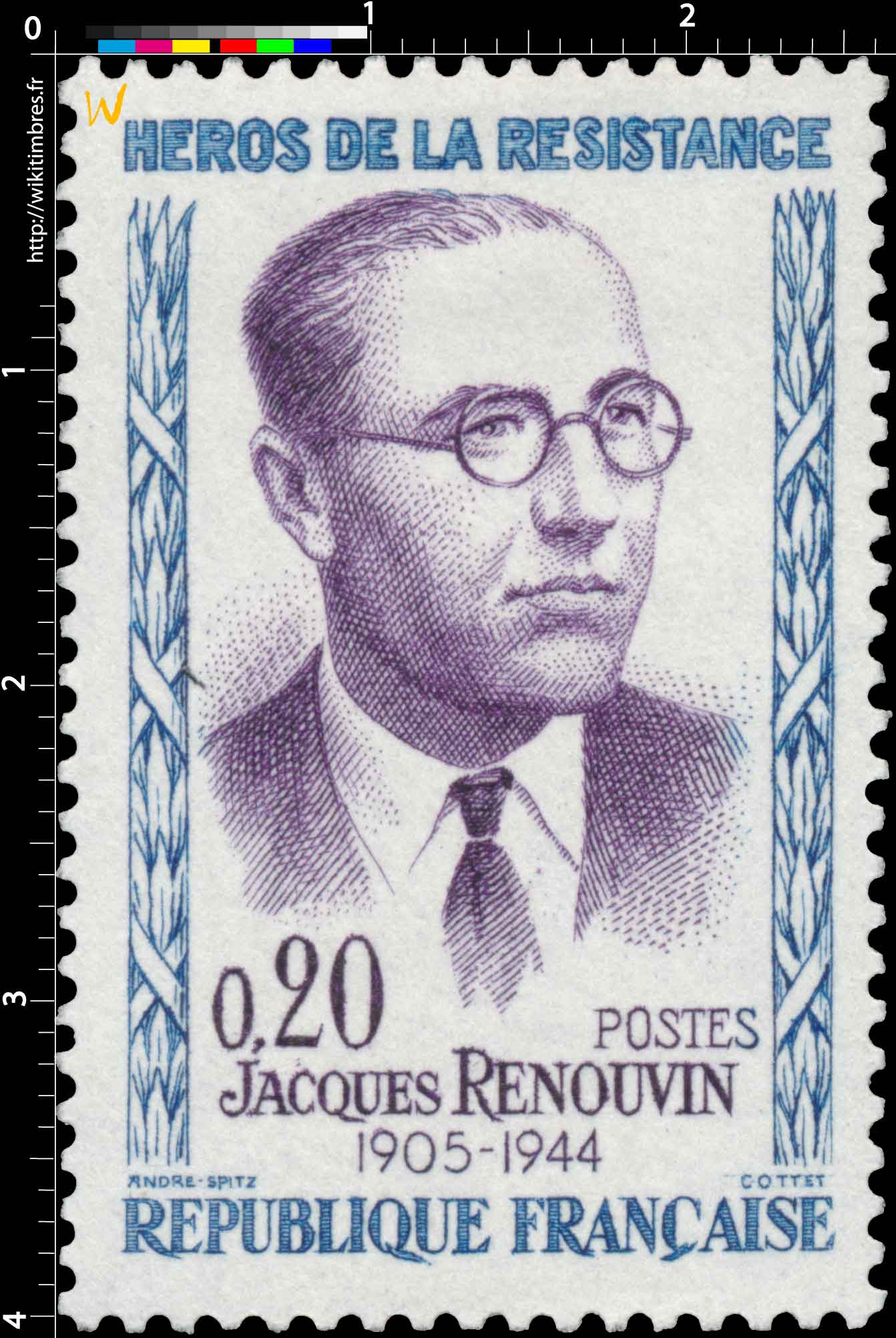 HÉROS DE LA RÉSISTANCE JACQUES RENOUVIN 1905-1944