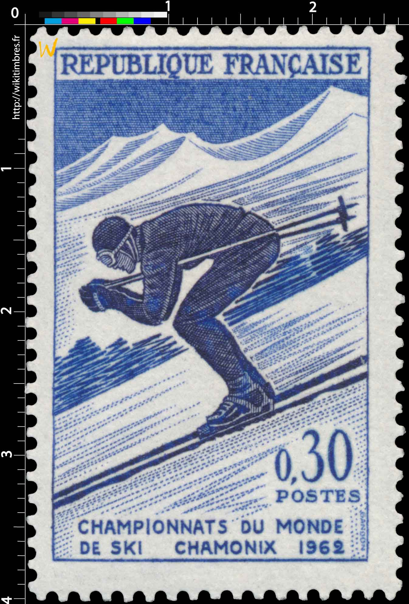 CHAMPIONNATS DU MONDE DE SKI CHAMONIX 1962
