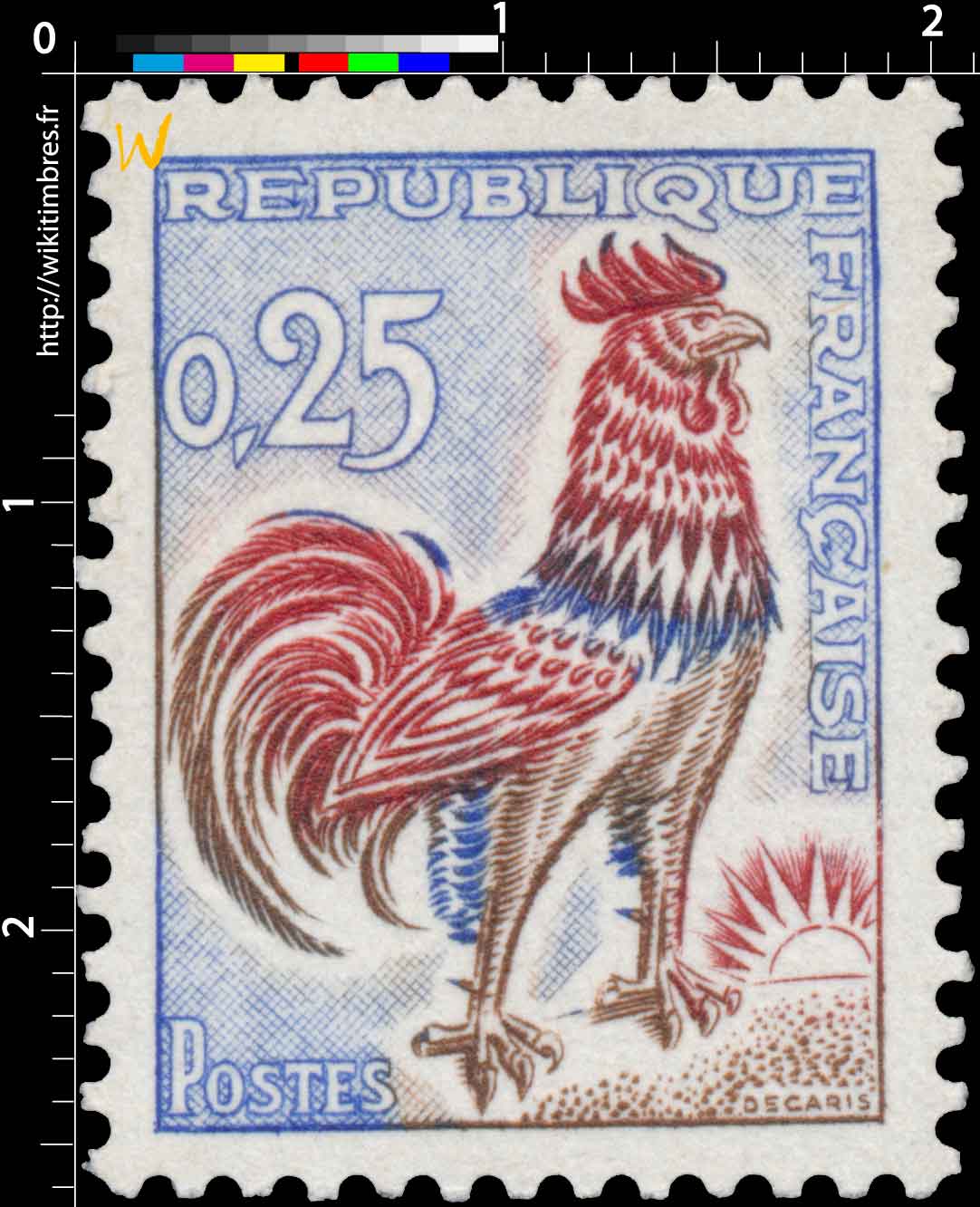 Sans légende particulière - Coq de Decaris