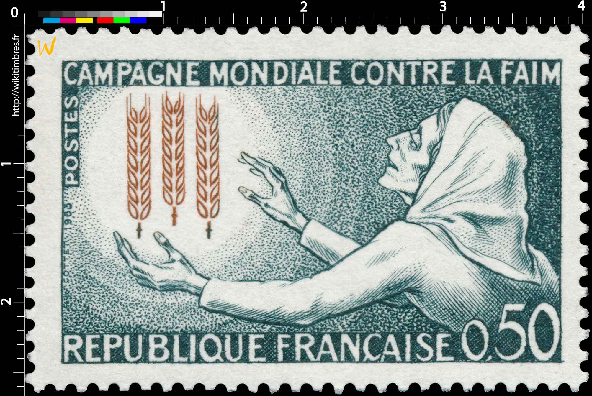 1963 CAMPAGNE MONDIALE CONTRE LA FAIM