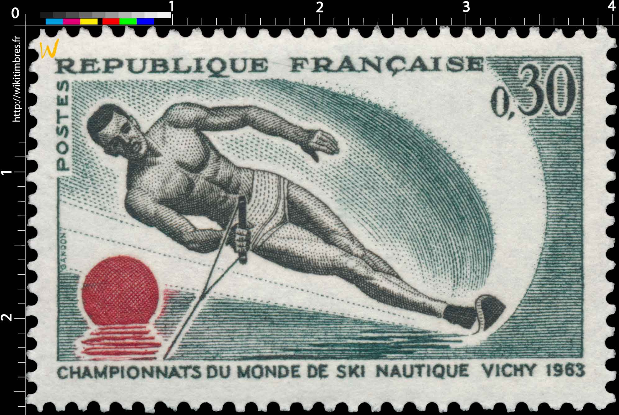 CHAMPIONNATS DU MONDE DE SKI NAUTIQUE VICHY 1963