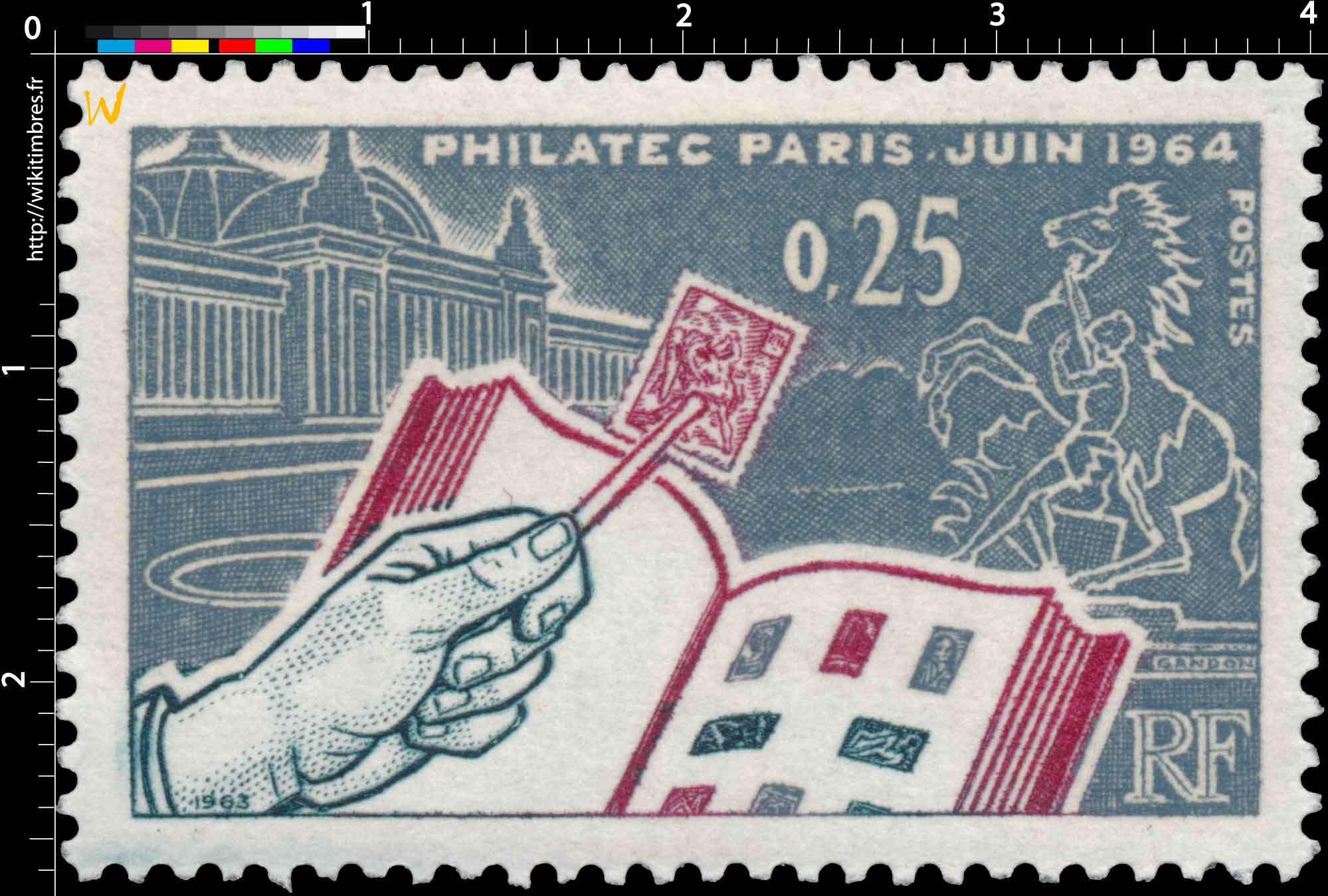 1963 PHILATEC PARIS JUIN 1964