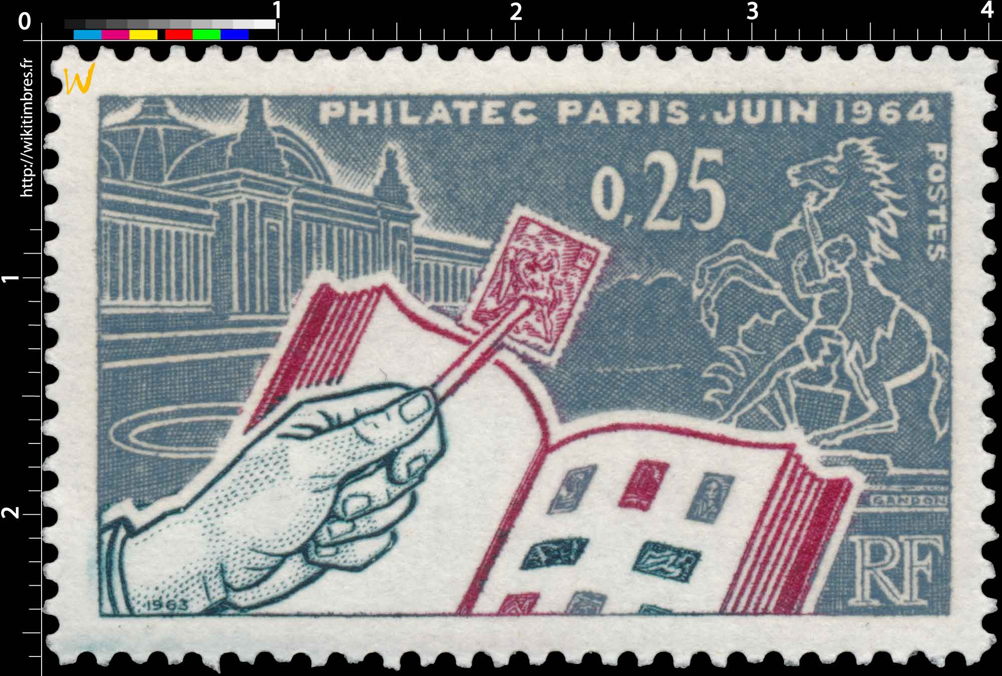 1963 PHILATEC PARIS JUIN 1964