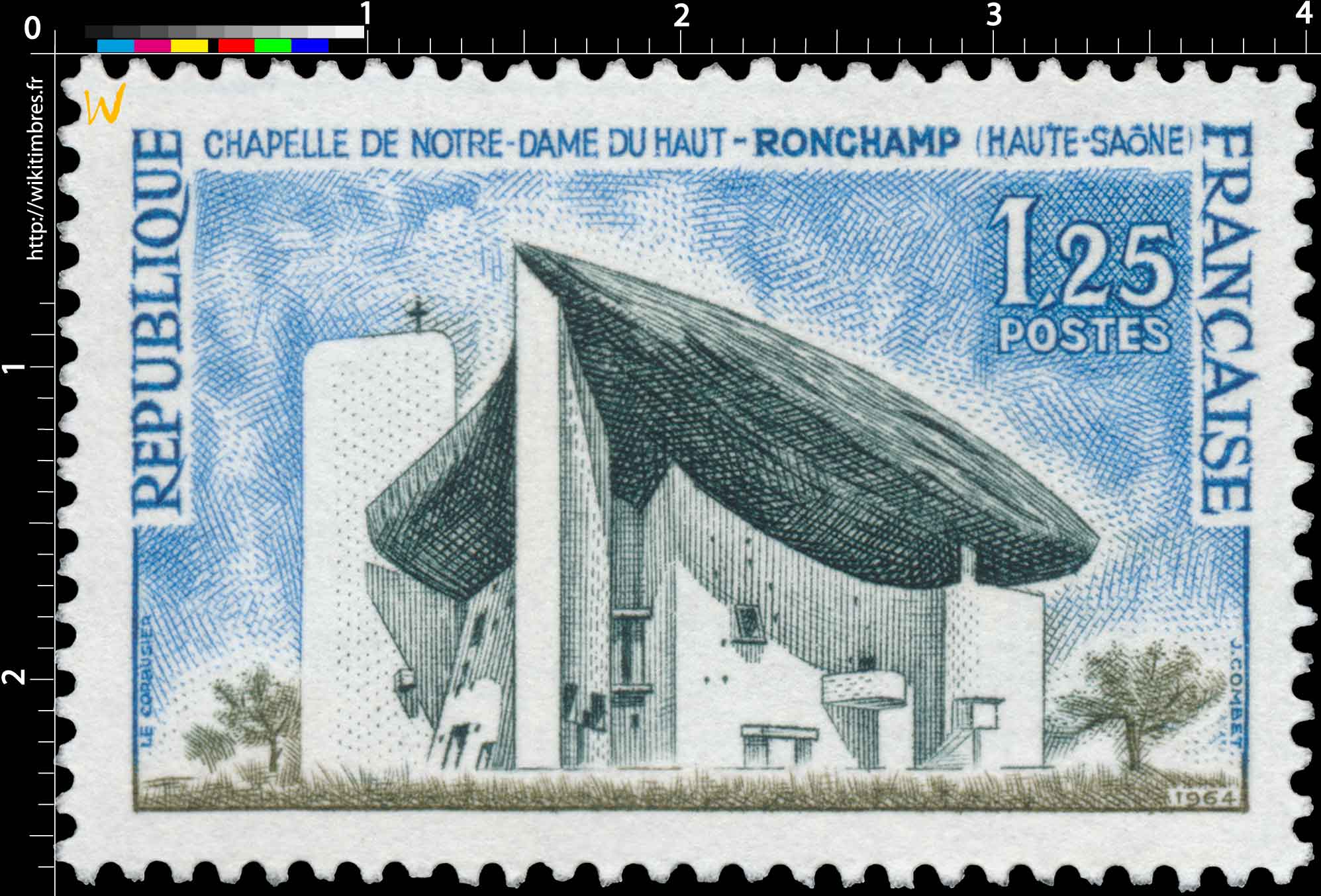 1964 CHAPELLE DE NOTRE-DAME DU HAUT (HAUTE-SAÔNE)