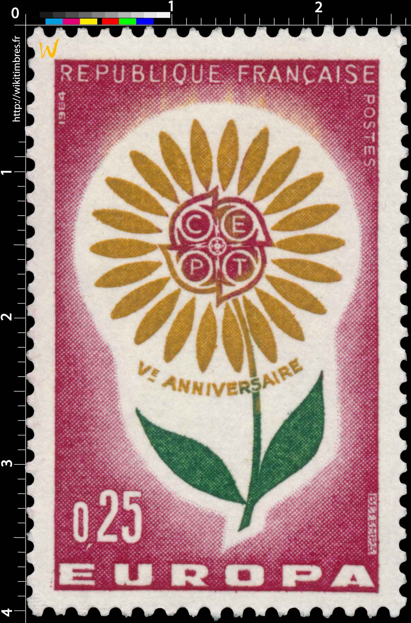 1964 EUROPA CEPT Ve ANNIVERSAIRE