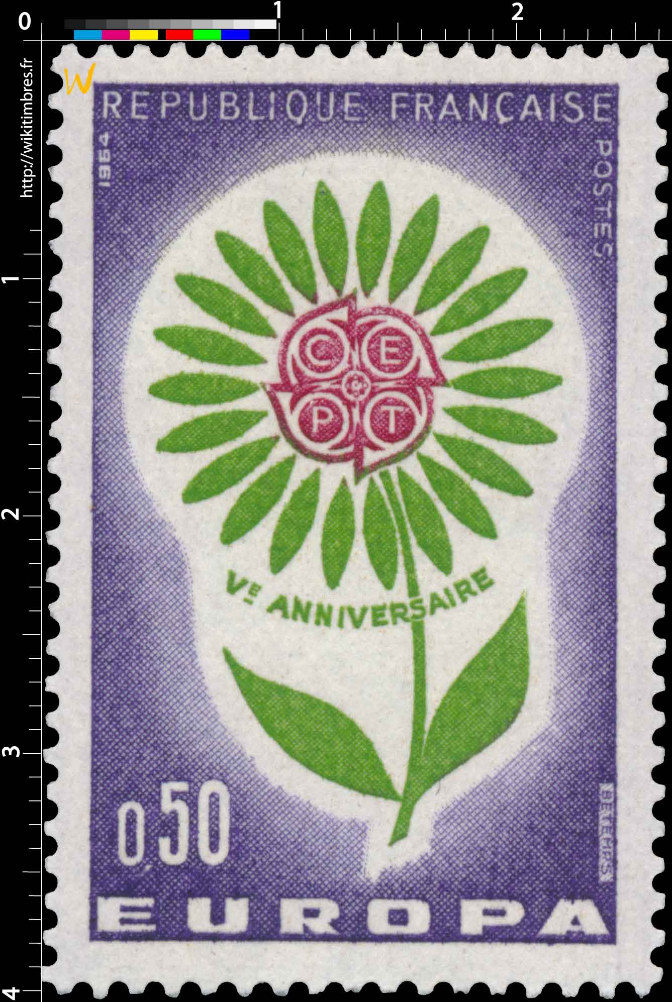 1964 EUROPA CEPT Ve ANNIVERSAIRE