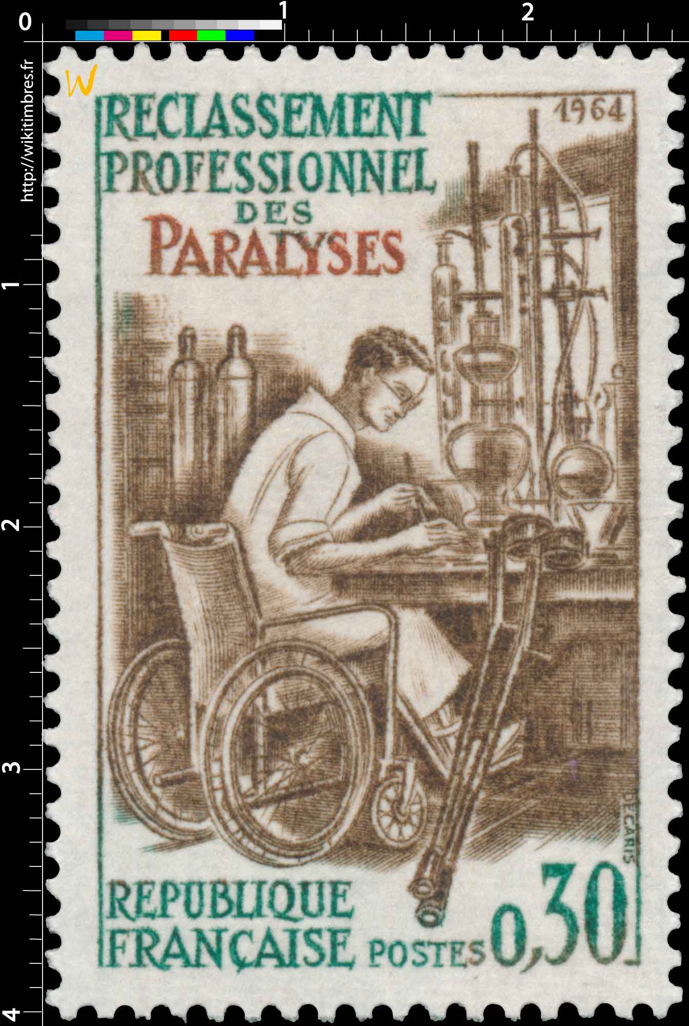 1964 RECLASSEMENT PROFESSIONNEL DES PARALYSES
