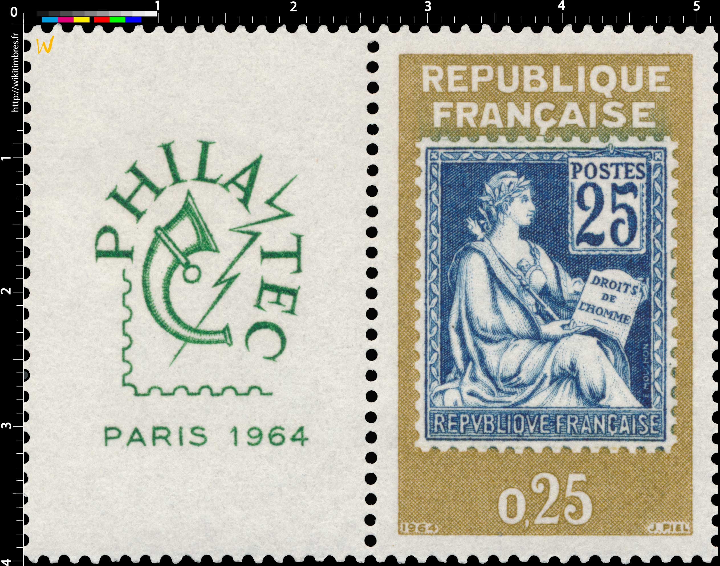 1964 - type Blanc - PHILATEC