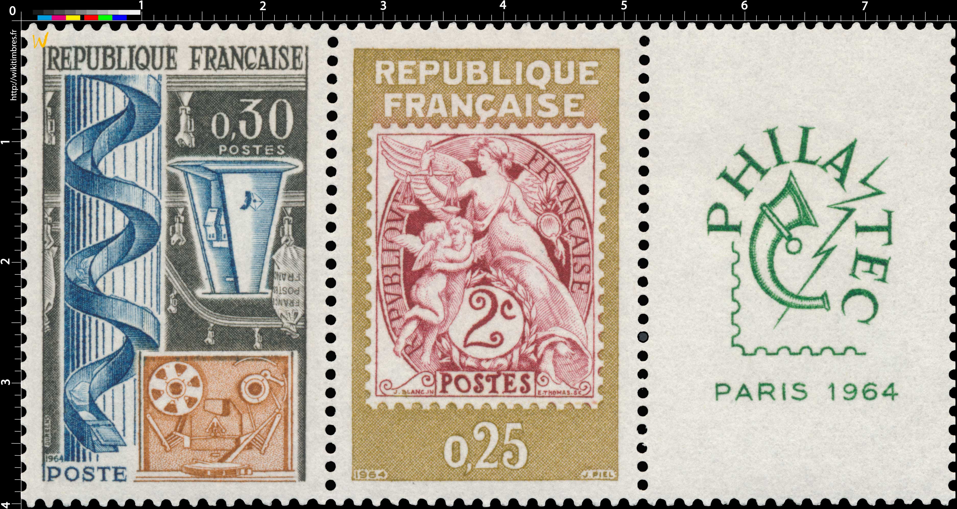 1964 - type Blanc - PHILATEC