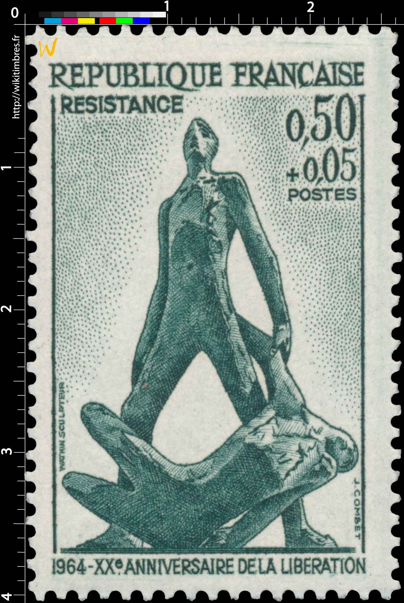 RÉSISTANCE 1964 XXe ANNIVERSAIRE DE LA LIBÉRATION