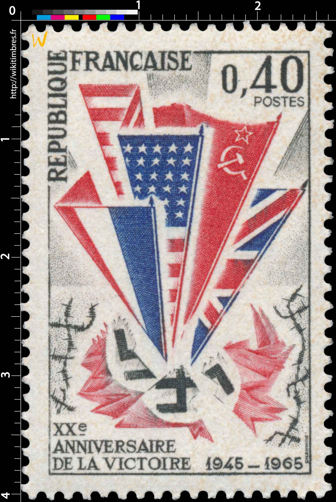 XXe ANNIVERSAIRE DE LA VICTOIRE 1945-1965