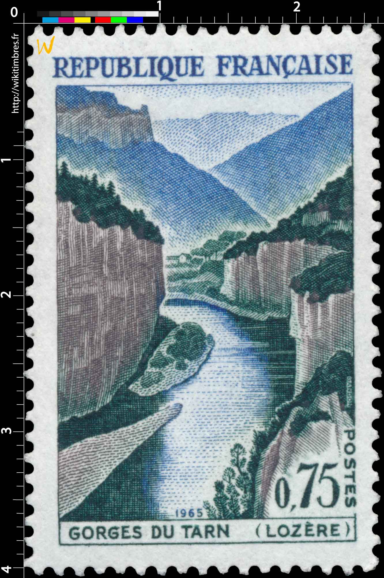 1965 GORGES DU TARN (LOZÈRE)