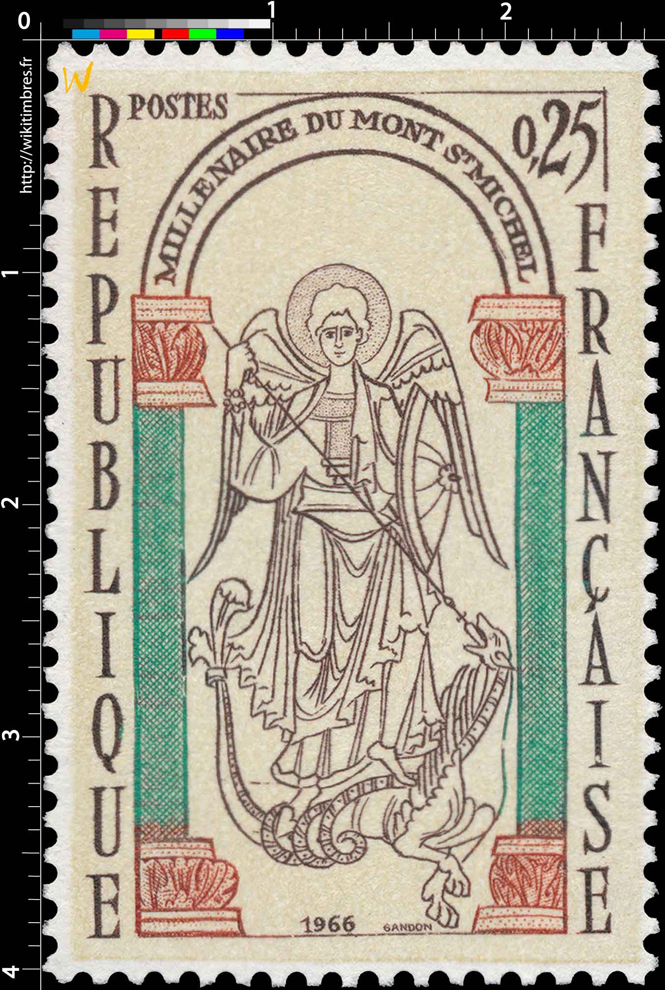 1966 MILLÉNAIRE DU MONT ST MICHEL