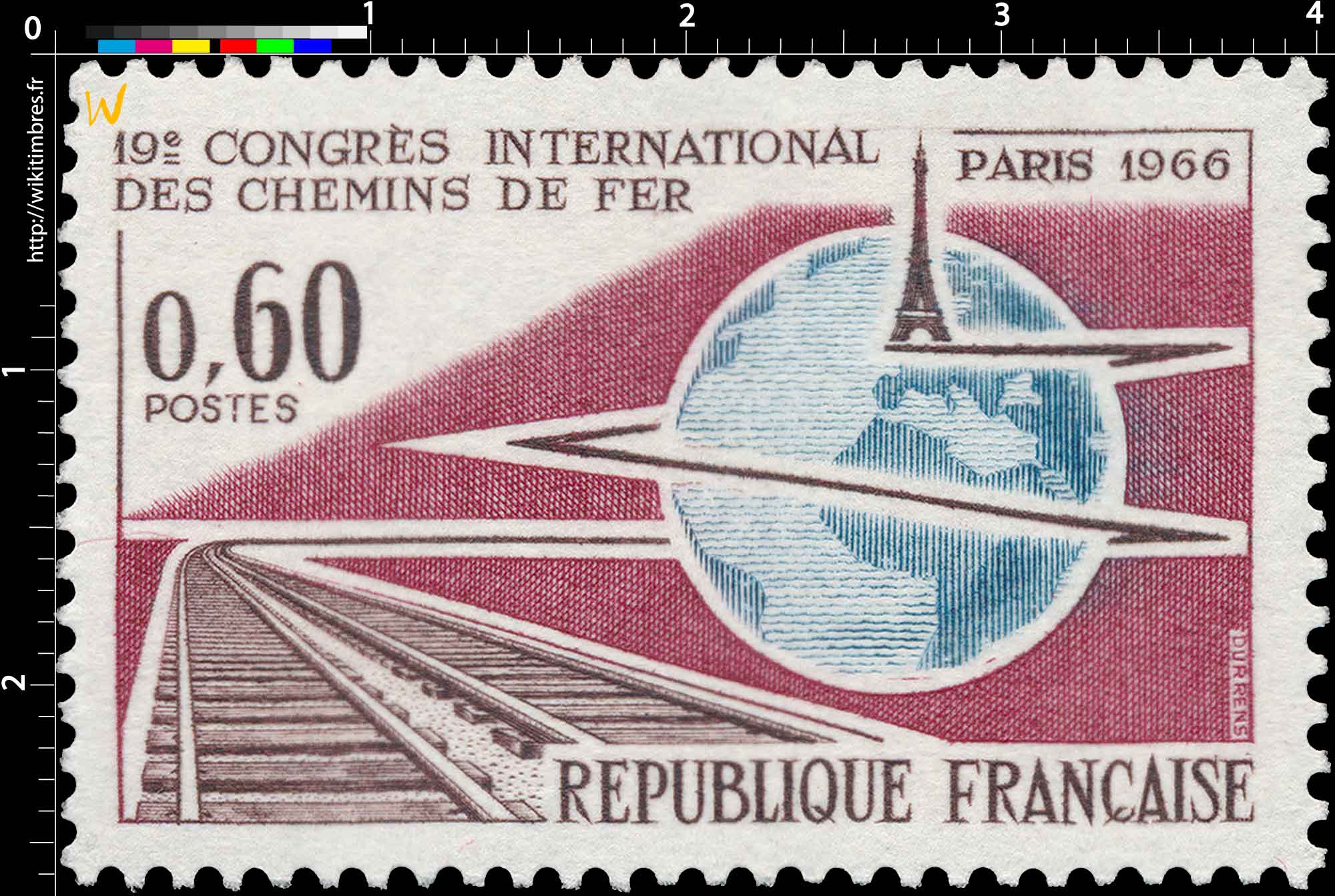 19e CONGRÈS INTERNATIONAL DES CHEMINS DE FER PARIS 1966