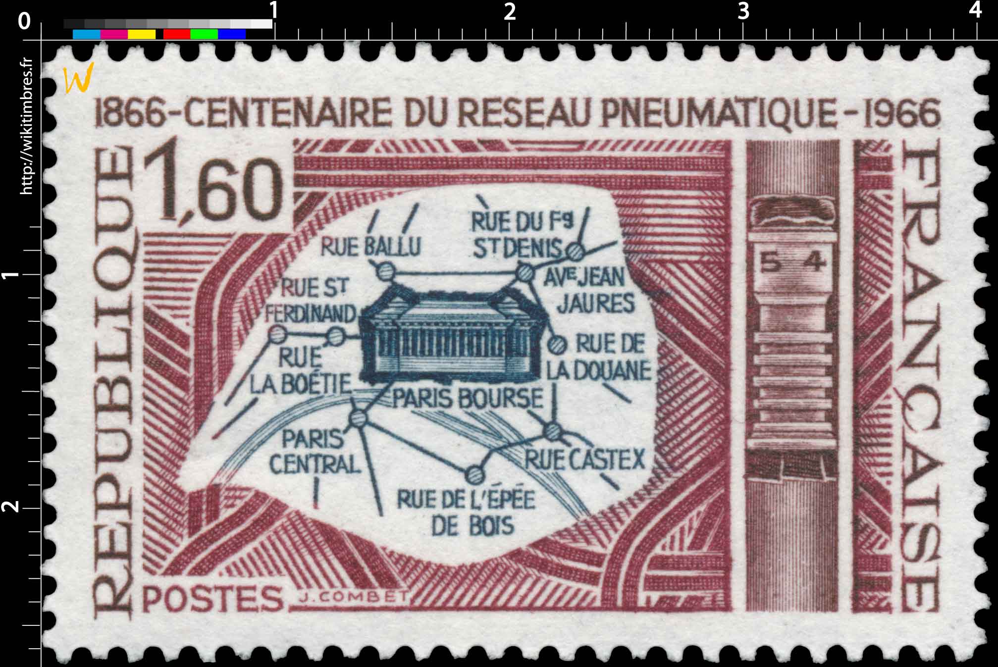 CENTENAIRE DU RÉSEAU PNEUMATIQUE 1866-1966