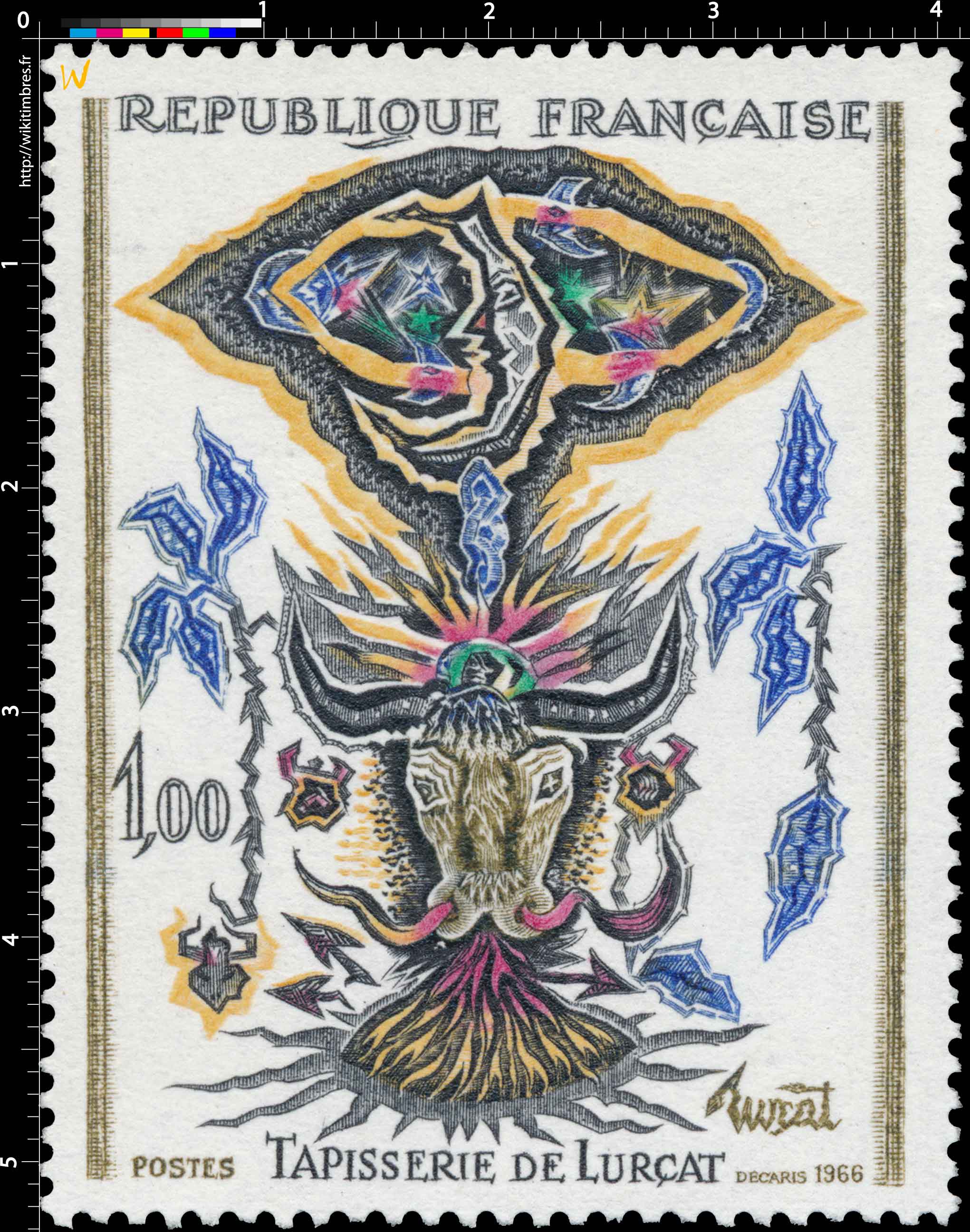 1966 TAPISSERIE DE LURÇAT