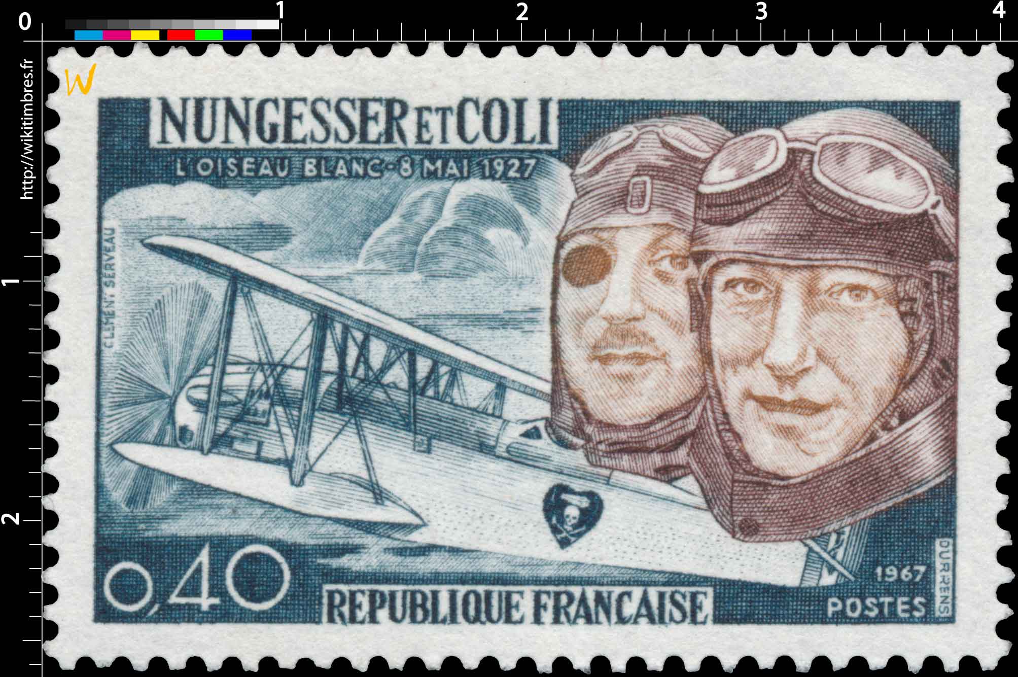 1967 NUNGESSER ET COLI L'OISEAU BLANC 8 MAI 1927