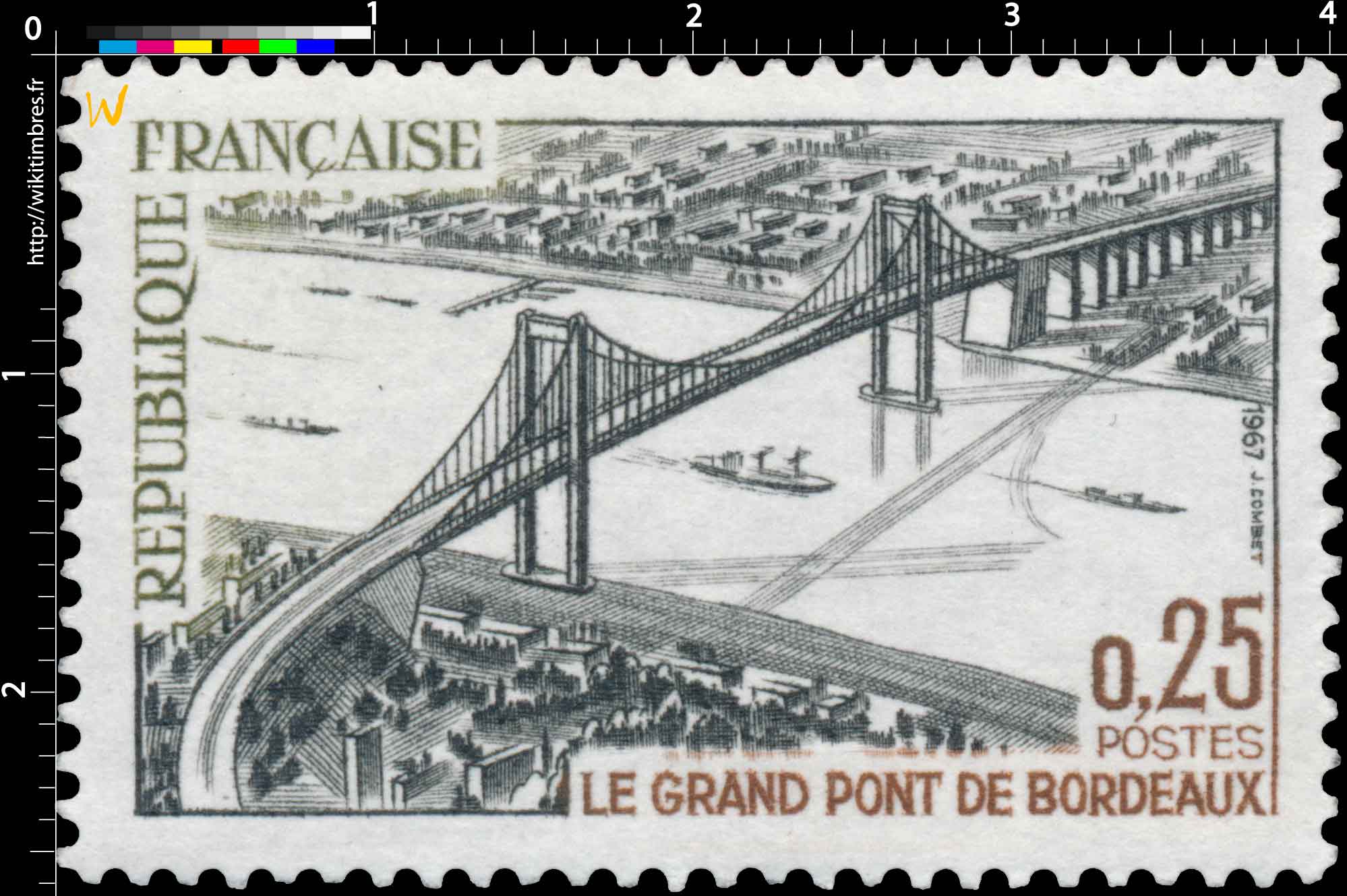 1967 LE GRAND PONT DE BORDEAUX