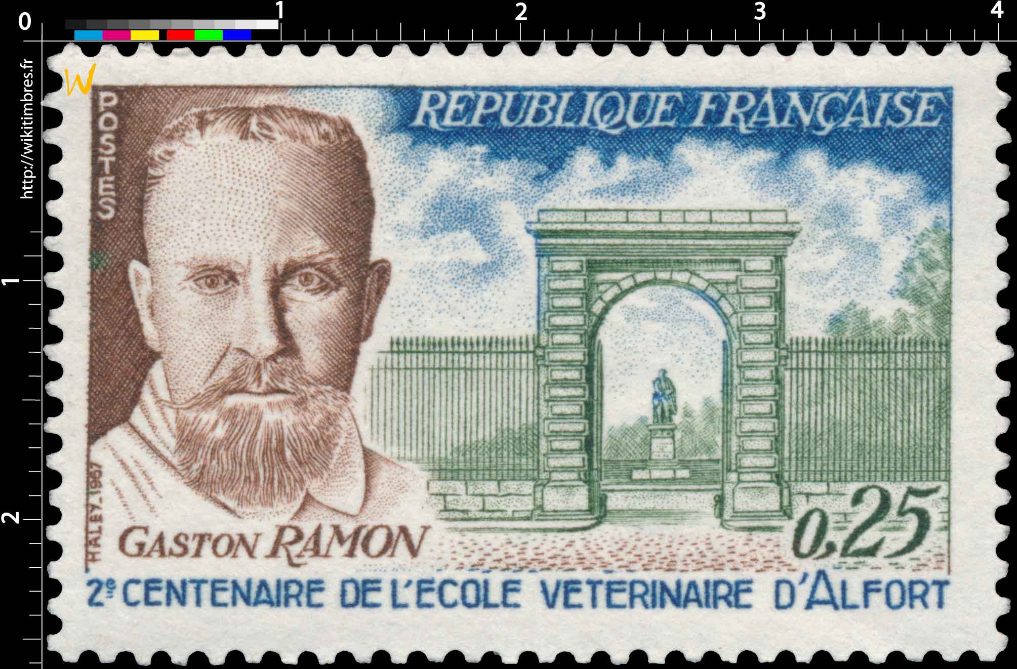 1967 GASTON RAMON 2e CENTENAIRE DE L'ÉCOLE VÉTÉRINAIRE D'ALFORT