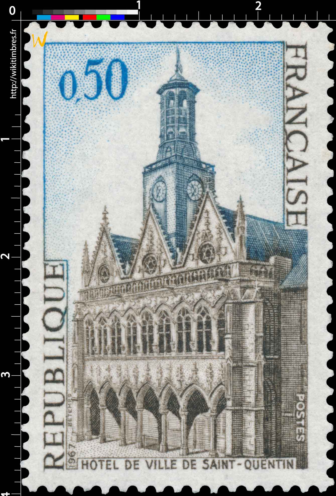 1967 HÔTEL DE VILLE DE SAINT-QUENTIN