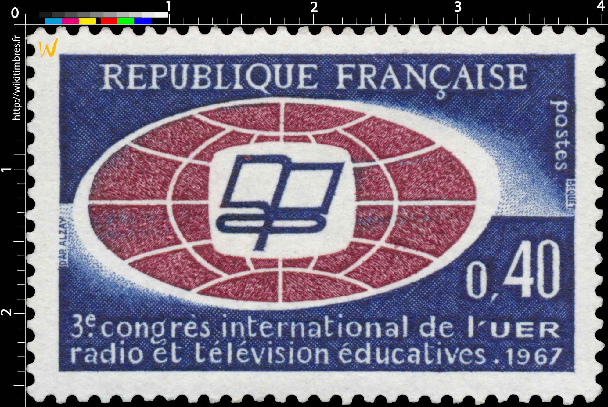 3e congrès international de l'UER - radio et télévision éducatives. 1967