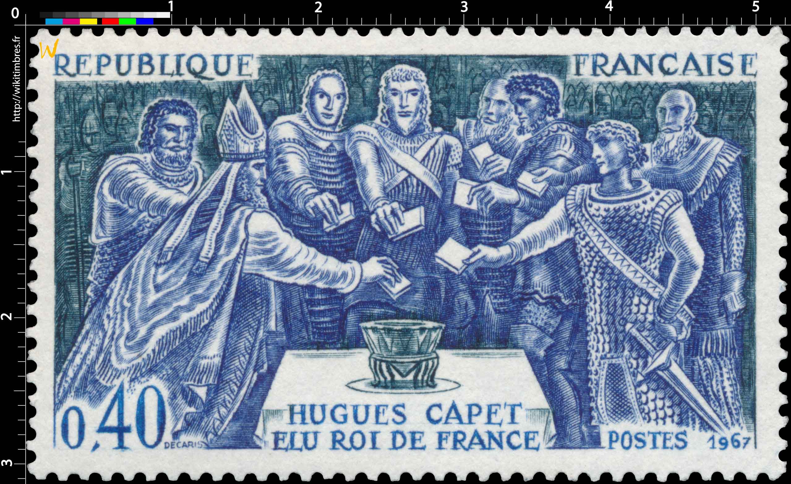 1967 HUGUES CAPET ÉLU ROI DE FRANCE