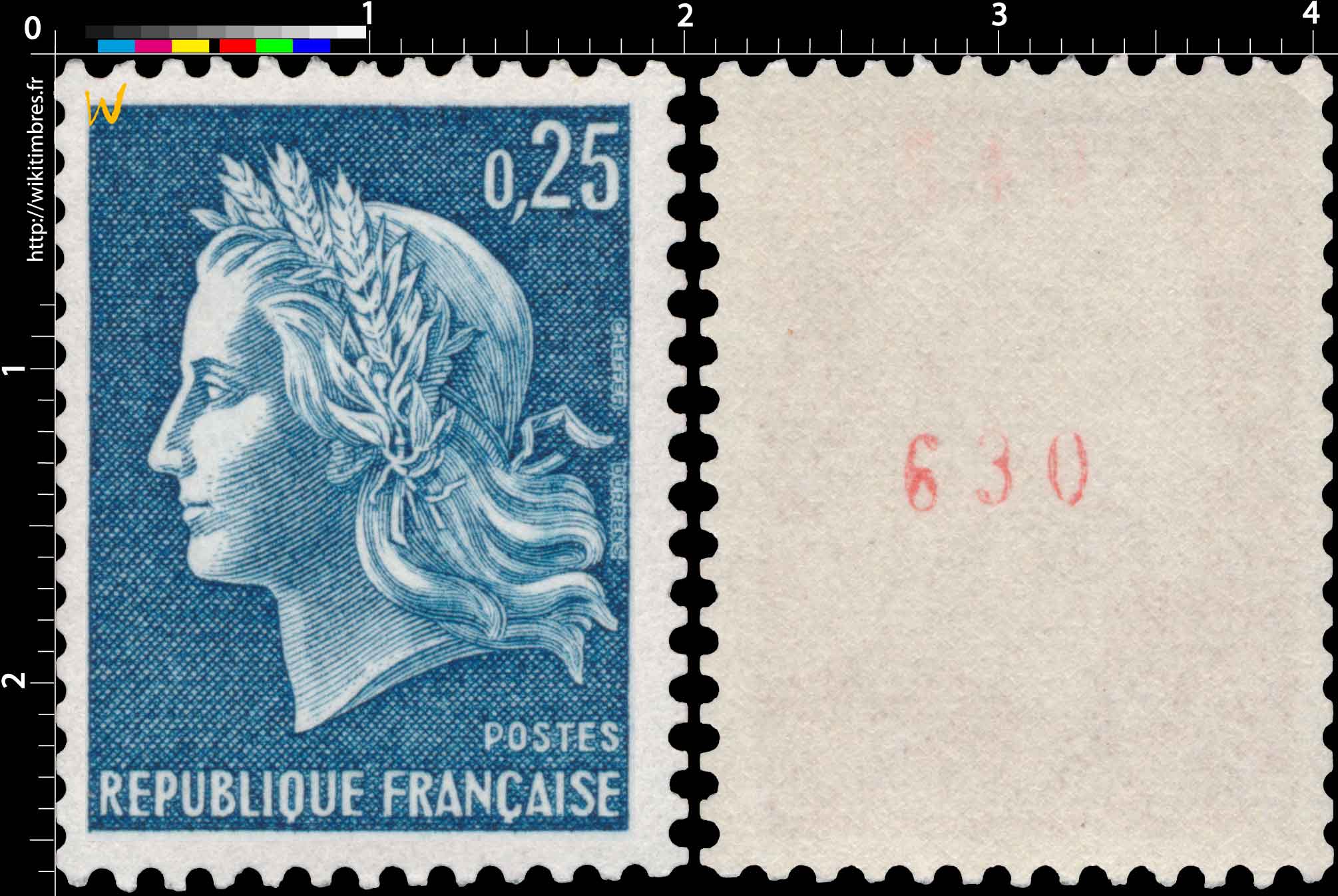 Sans légende particulière - type Marianne de Cheffer