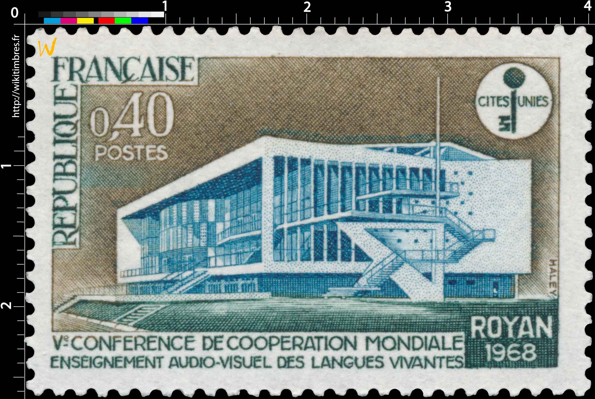 Ve CONFÉRENCE DE COOPÉRATION MONDIALE ENSEIGNEMENT AUDIO-VISUEL DES LANGUES VIVANTES ROYAN 1968