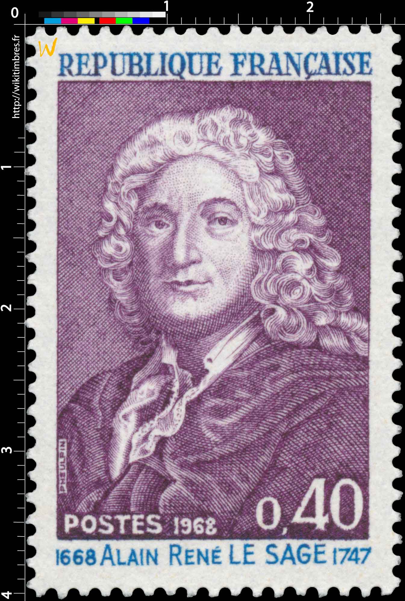 1968 ALAIN RENÉ LE SAGE 1668-1747
