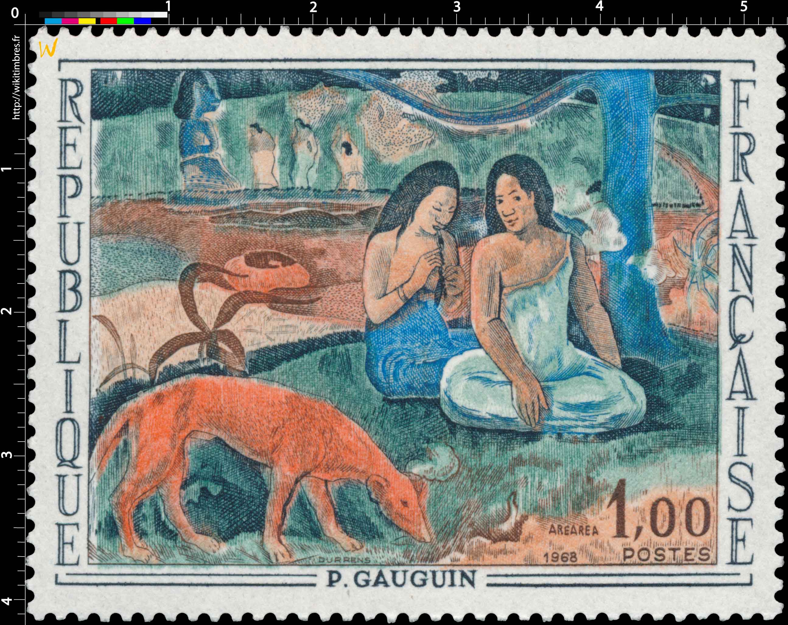 1968 AREAREA P. GAUGUIN