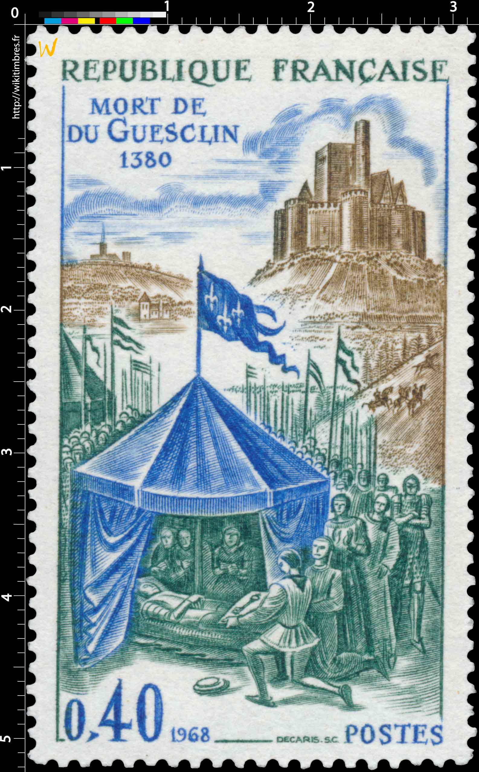1968 MORT DE DU GUESCLIN 1380