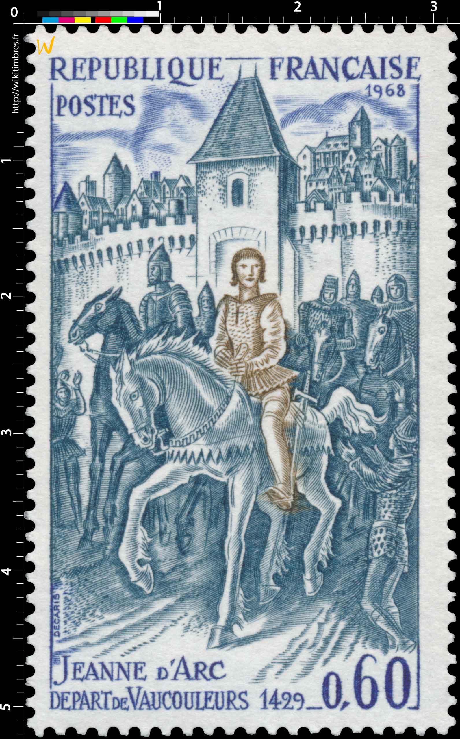 1968 JEANNE D'ARC DÉPART DE VAUCOULEURS 1429