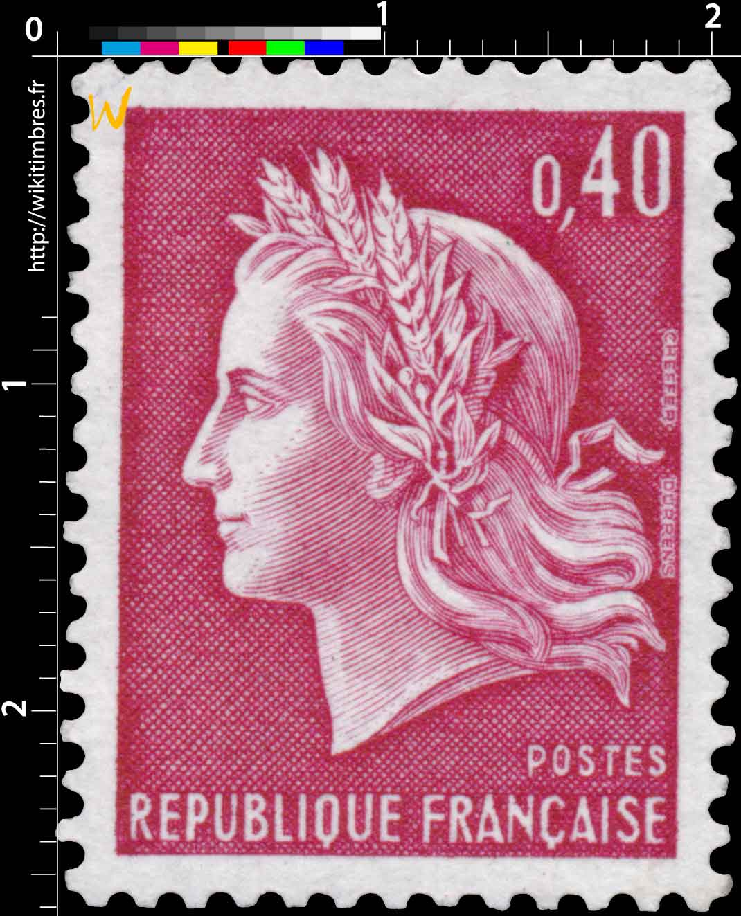 Sans légende particulière - type Marianne de Cheffer