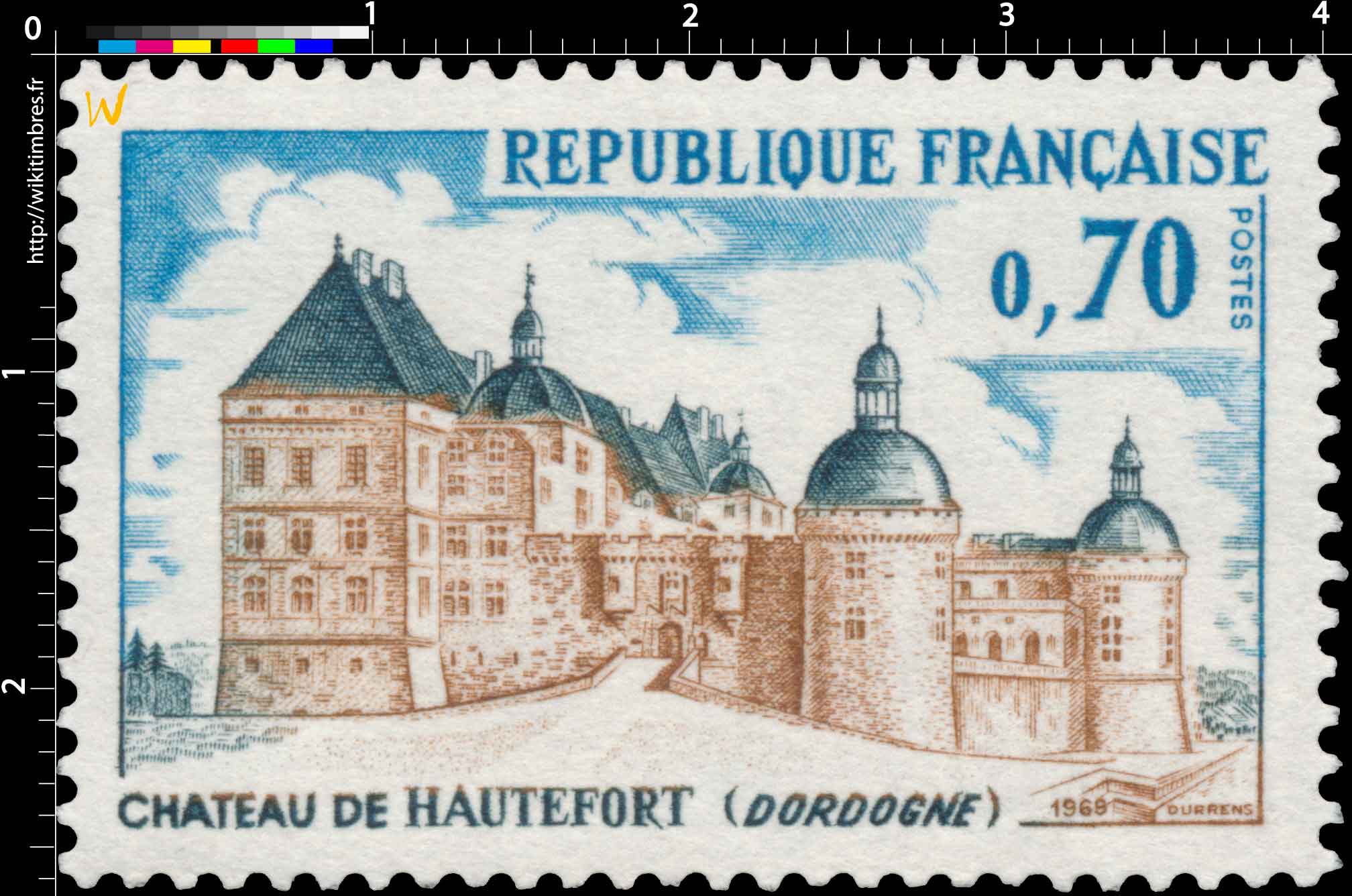 1969 CHÂTEAU DE HAUTEFORT (DORDOGNE)