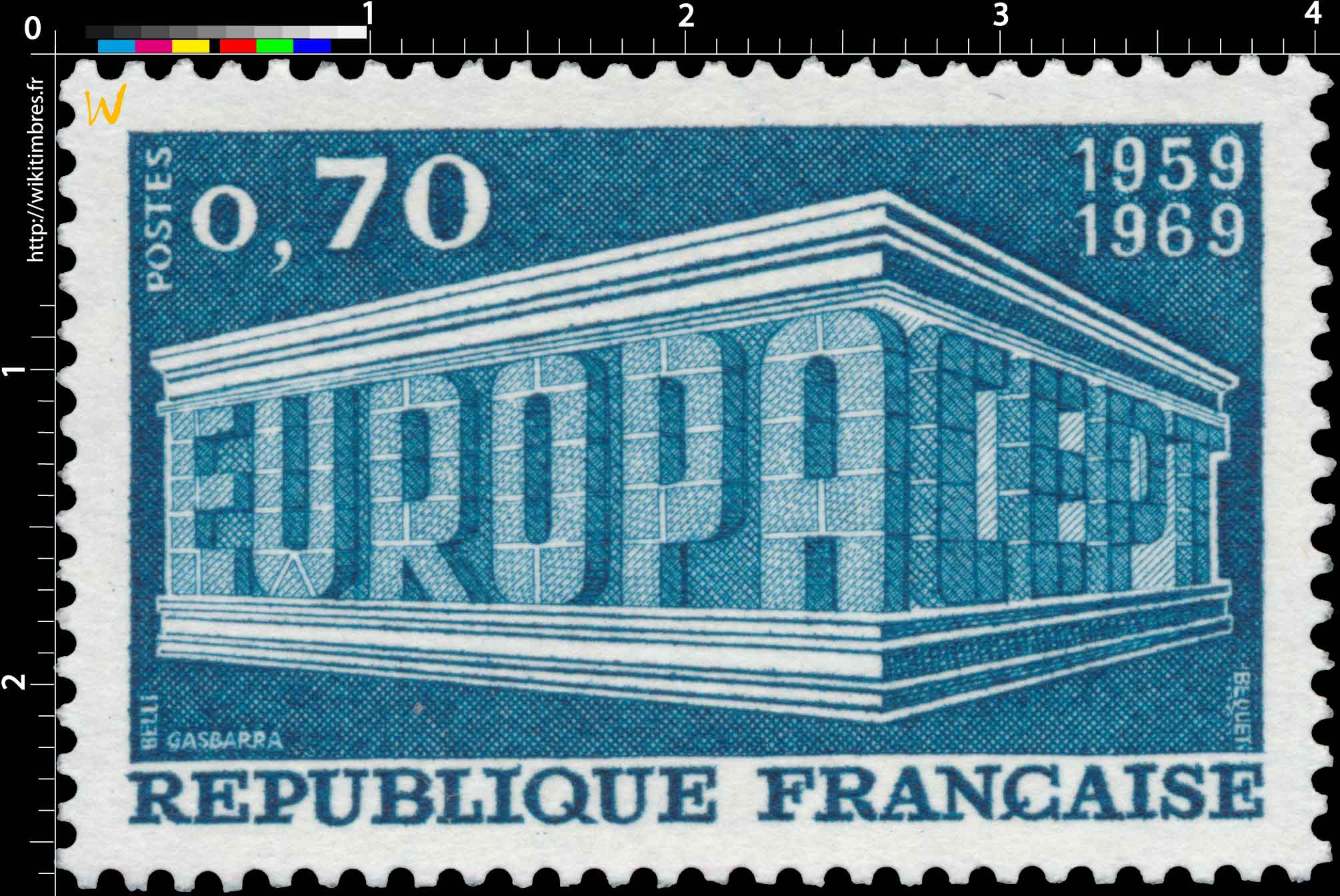 EUROPA CEPT 1959-1969