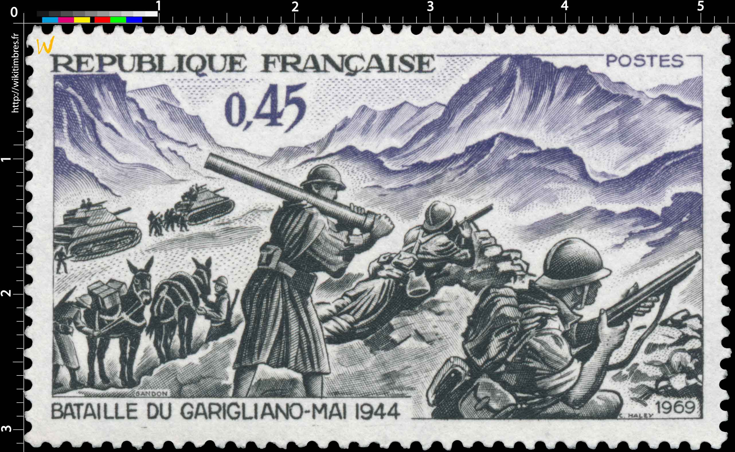 1969 BATAILLE DU GARIGLIANO-MAI 1944