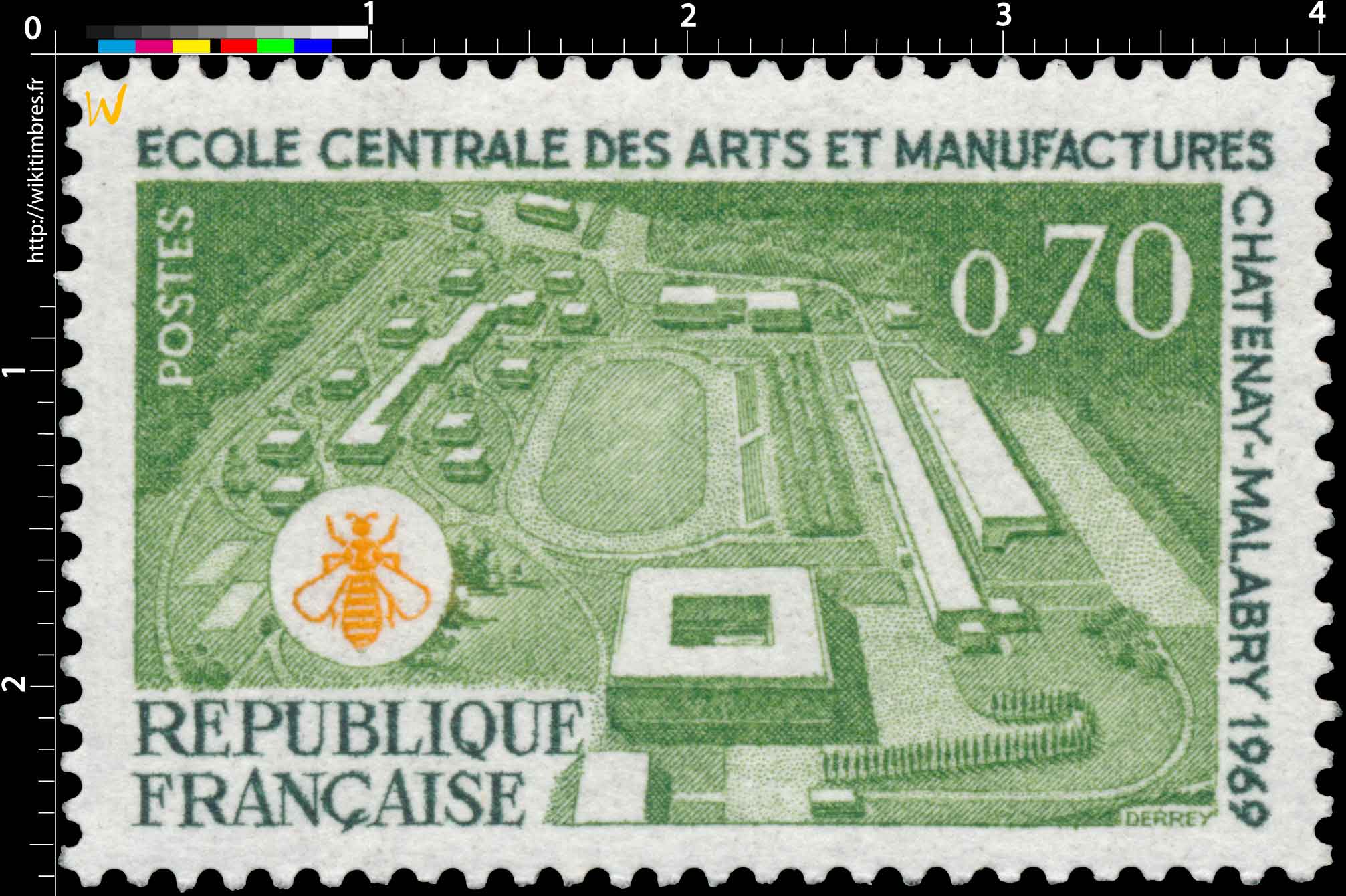 ÉCOLE CENTRALE DES ARTS ET MANUFACTURES À CHÂTENAY-MALABRY 1969