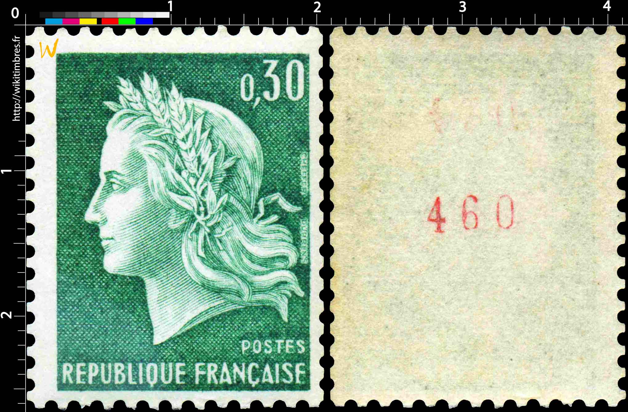 Sans légende particulière - type Marianne de Cheffer