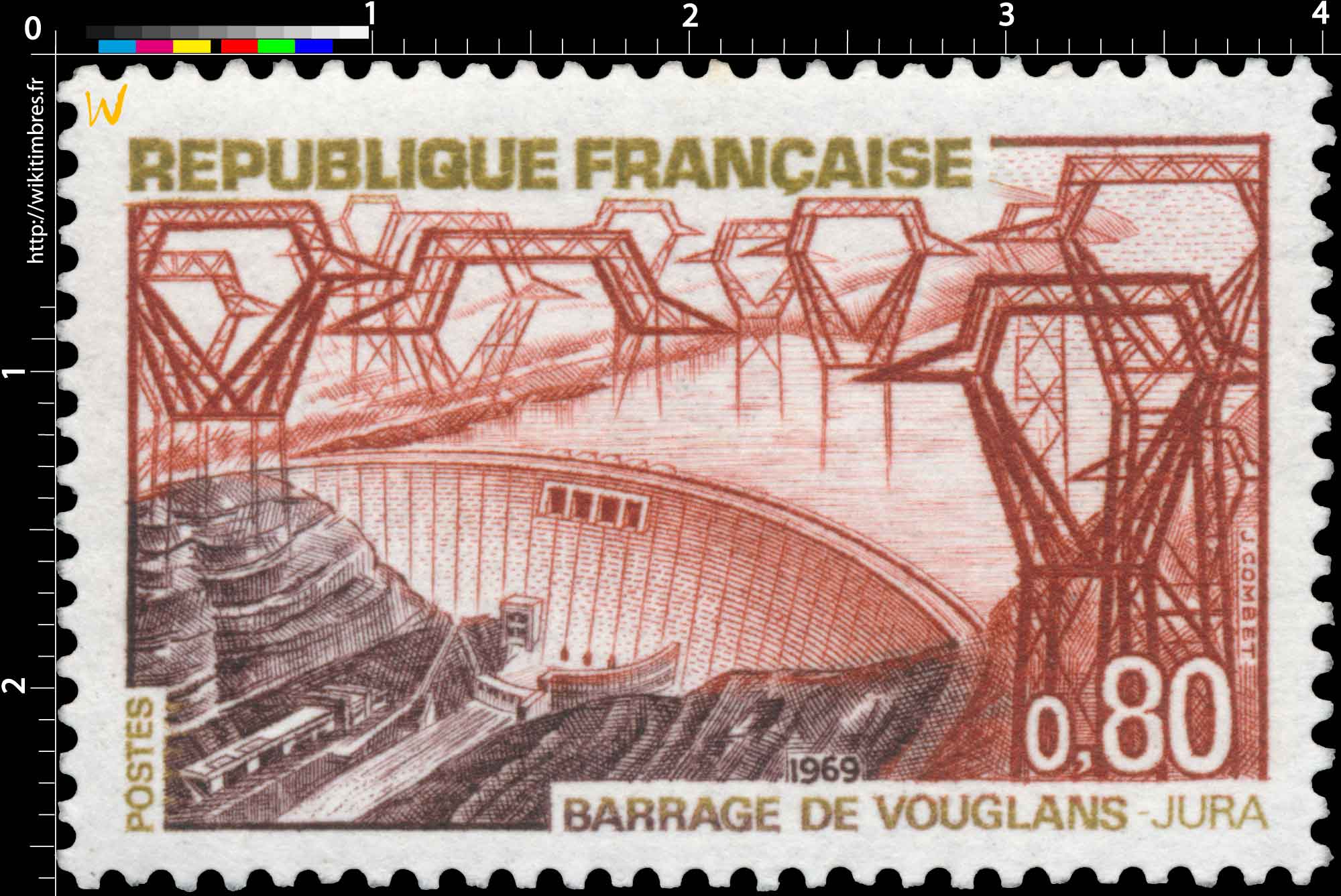 1969 BARRAGE DE VOUGLANS - JURA