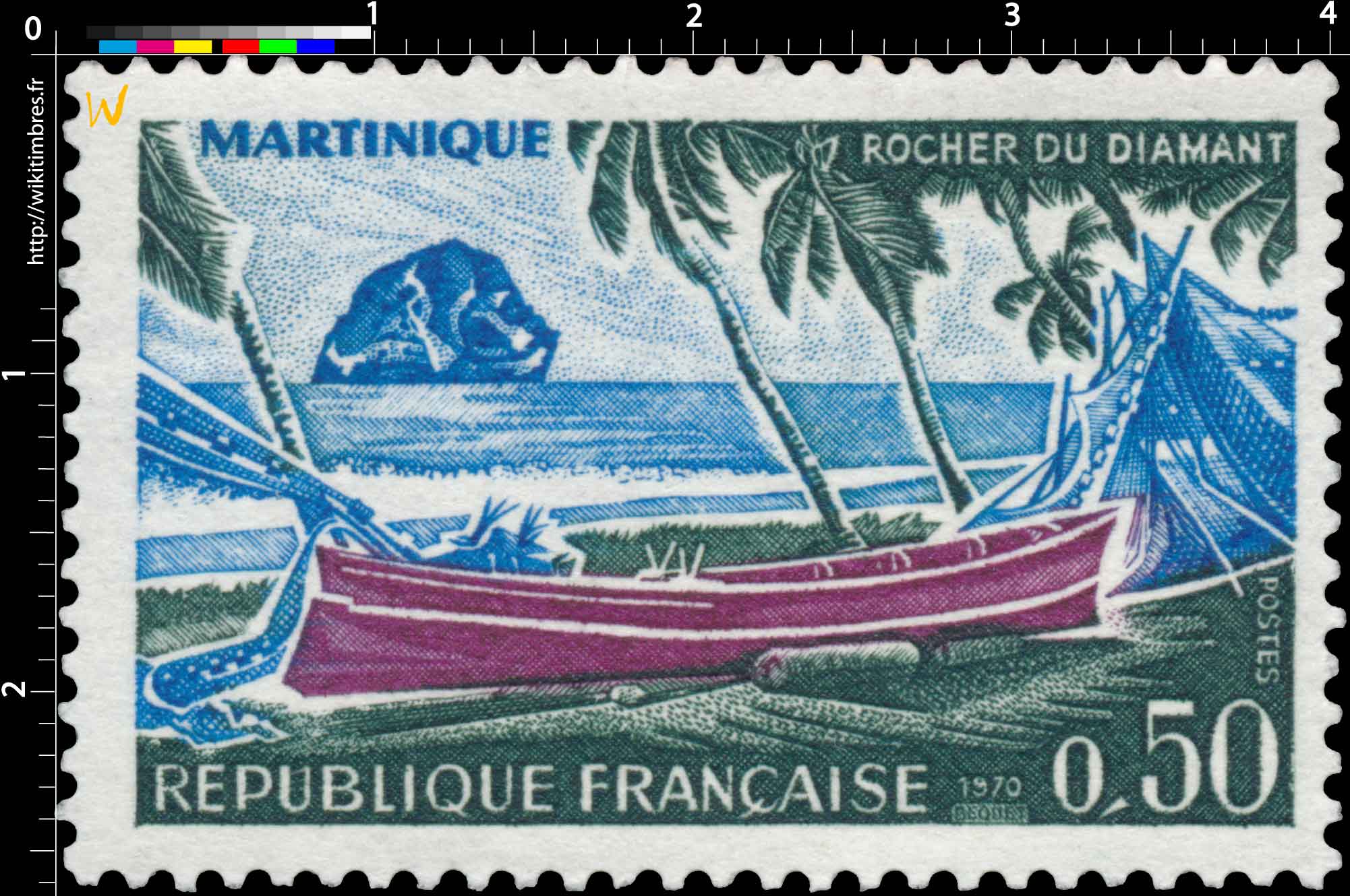 1970 MARTINIQUE ROCHER DU DIAMANT