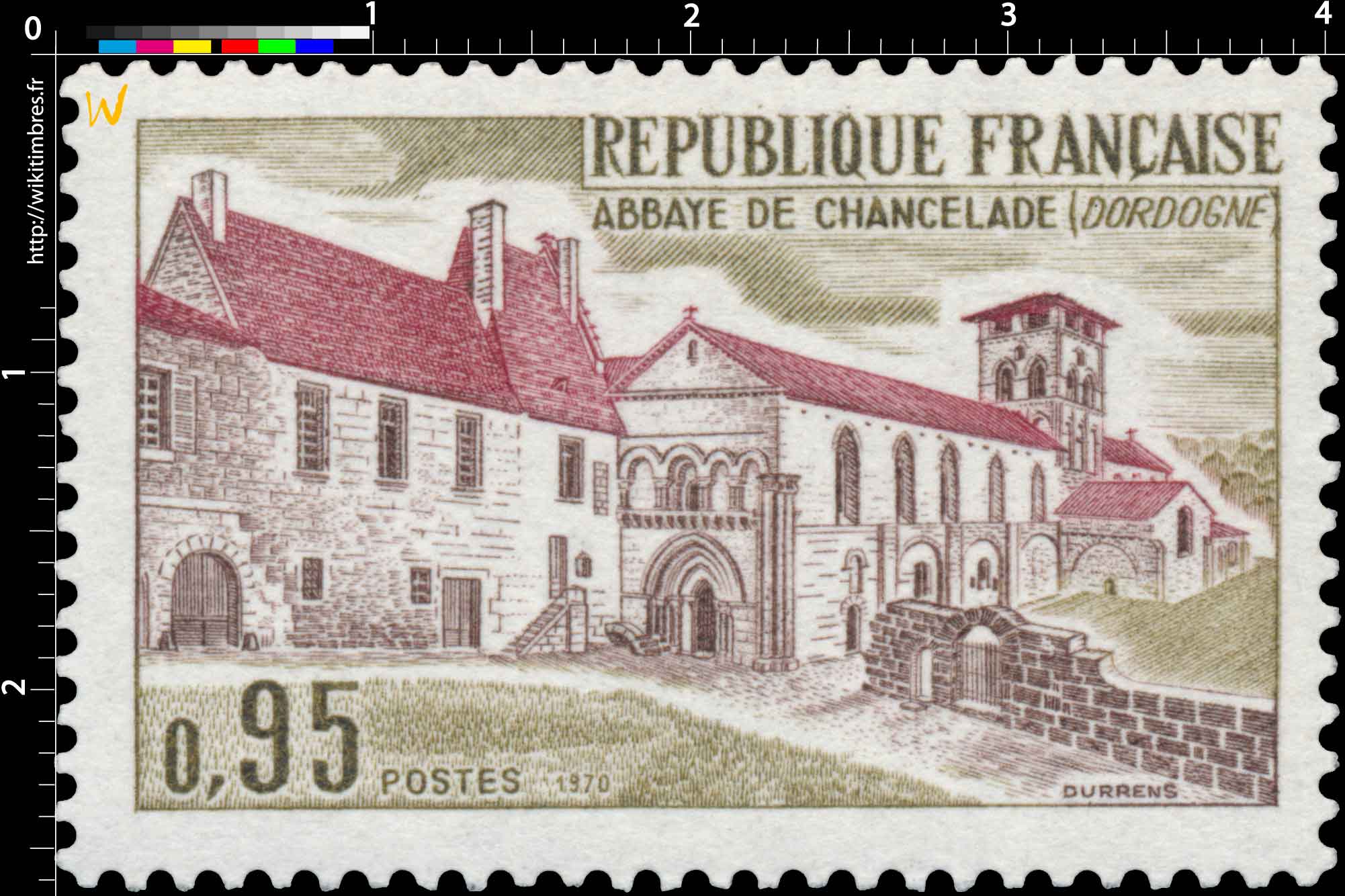 1970 ABBAYE DE CHANCELADE (DORDOGNE)