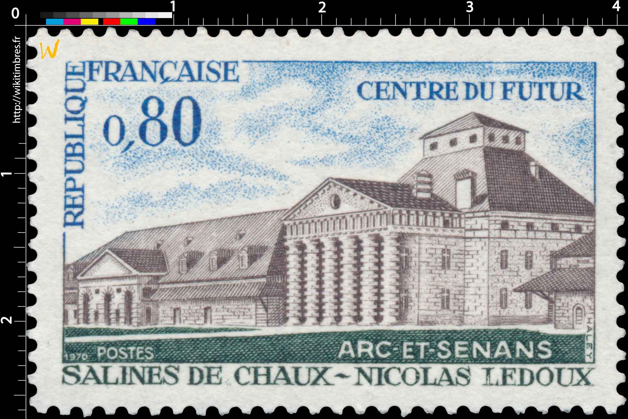 1970 CENTRE DU FUTUR ARC-ET-SENANS SALINES DE CHAUX - NICOLAS LEDOUX