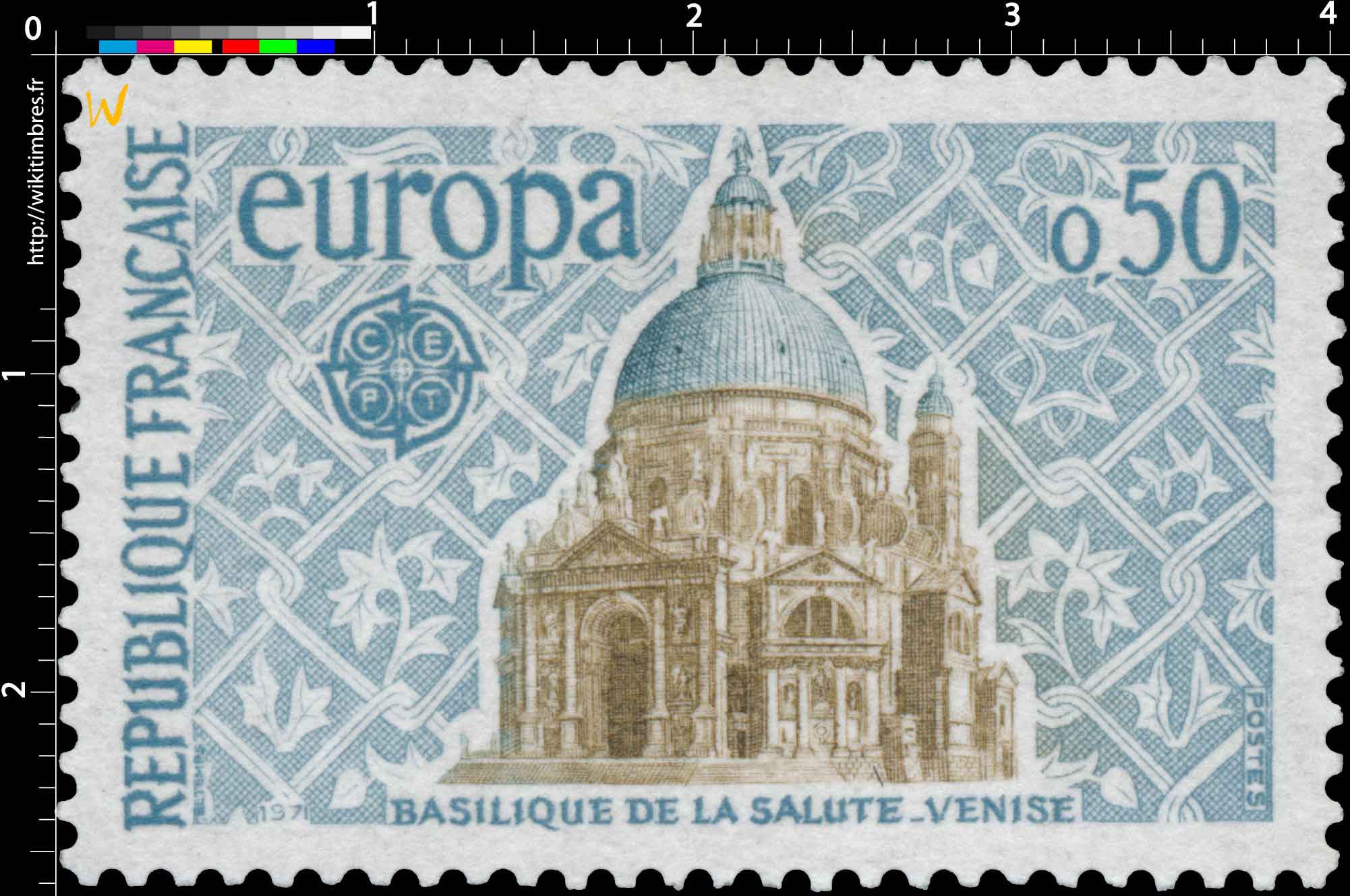1971 Europa CEPT BASILIQUE DE LA SALUTE - VENISE