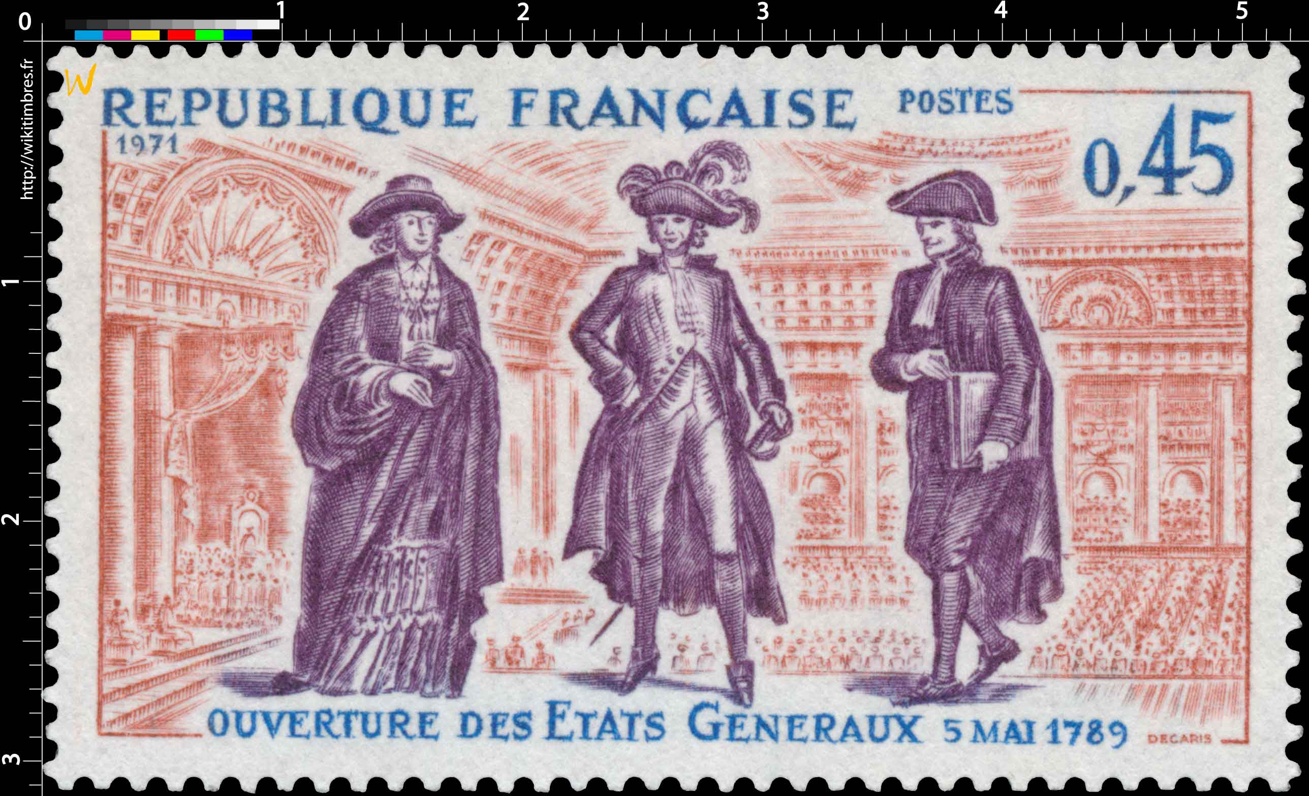 1971 OUVERTURE DES ÉTATS GÉNÉRAUX 5 mai 1789