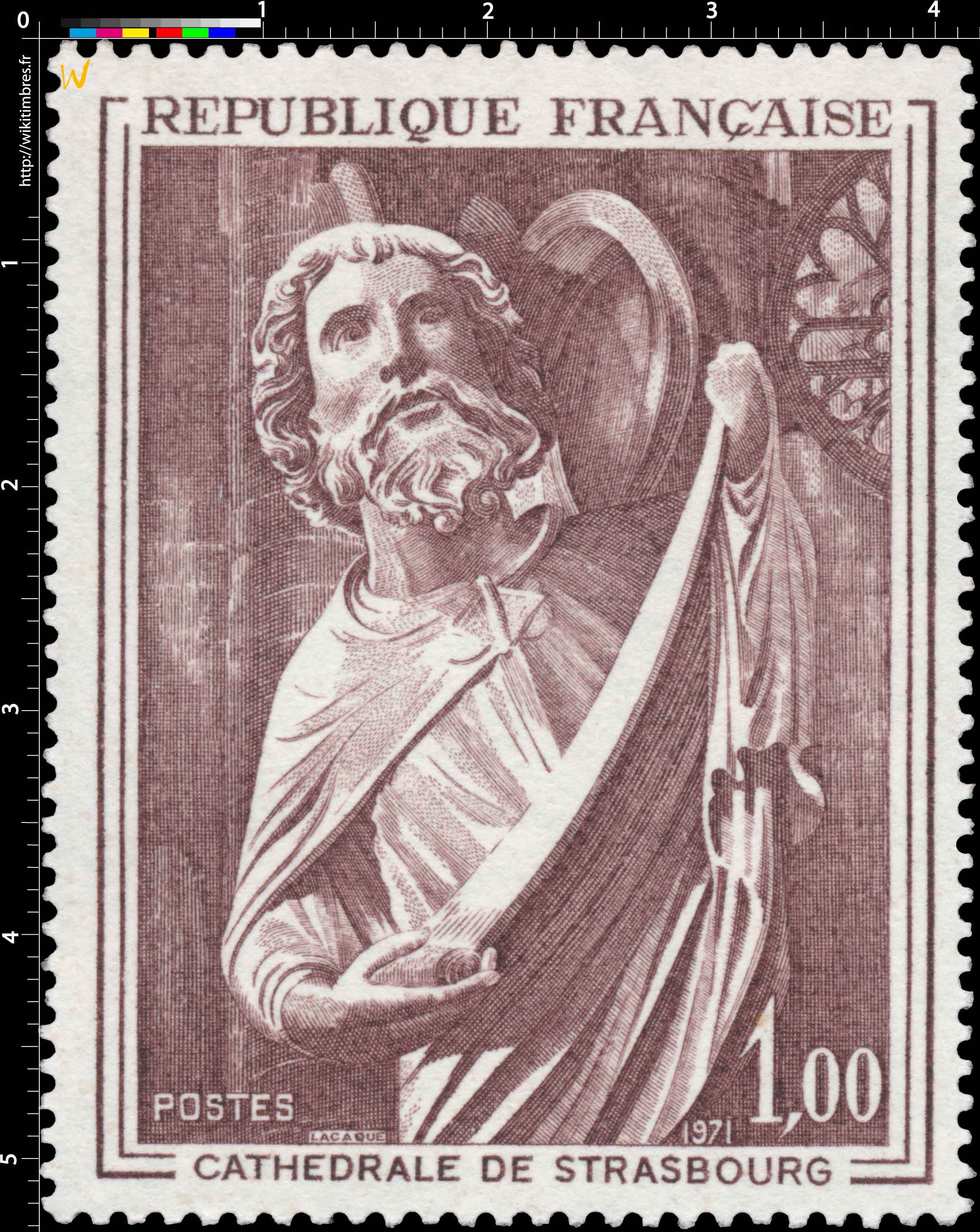 1971 CATHÉDRALE DE STRASBOURG