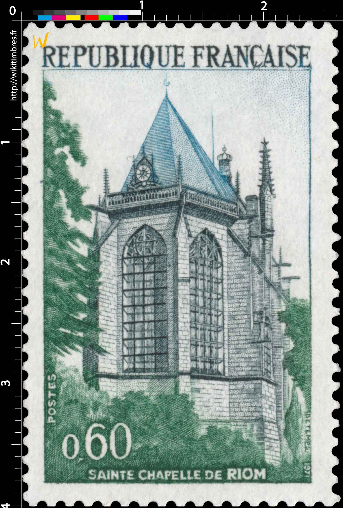 1971 SAINTE CHAPELLE DE RIOM