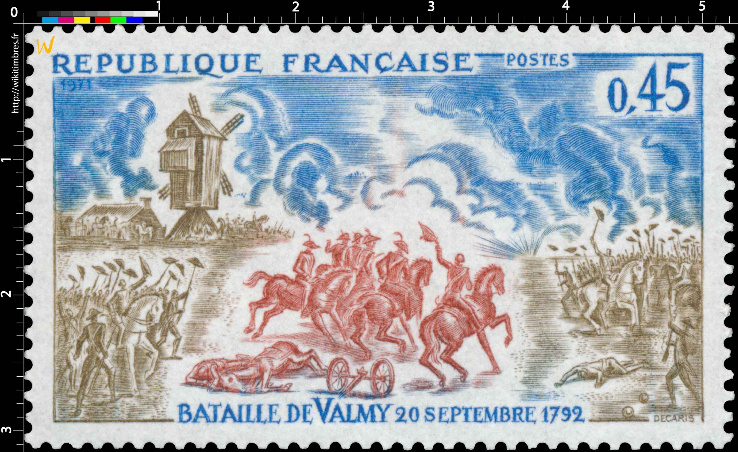 1971 BATAILLE DE VALMY 20 SEPTEMBRE, 1792