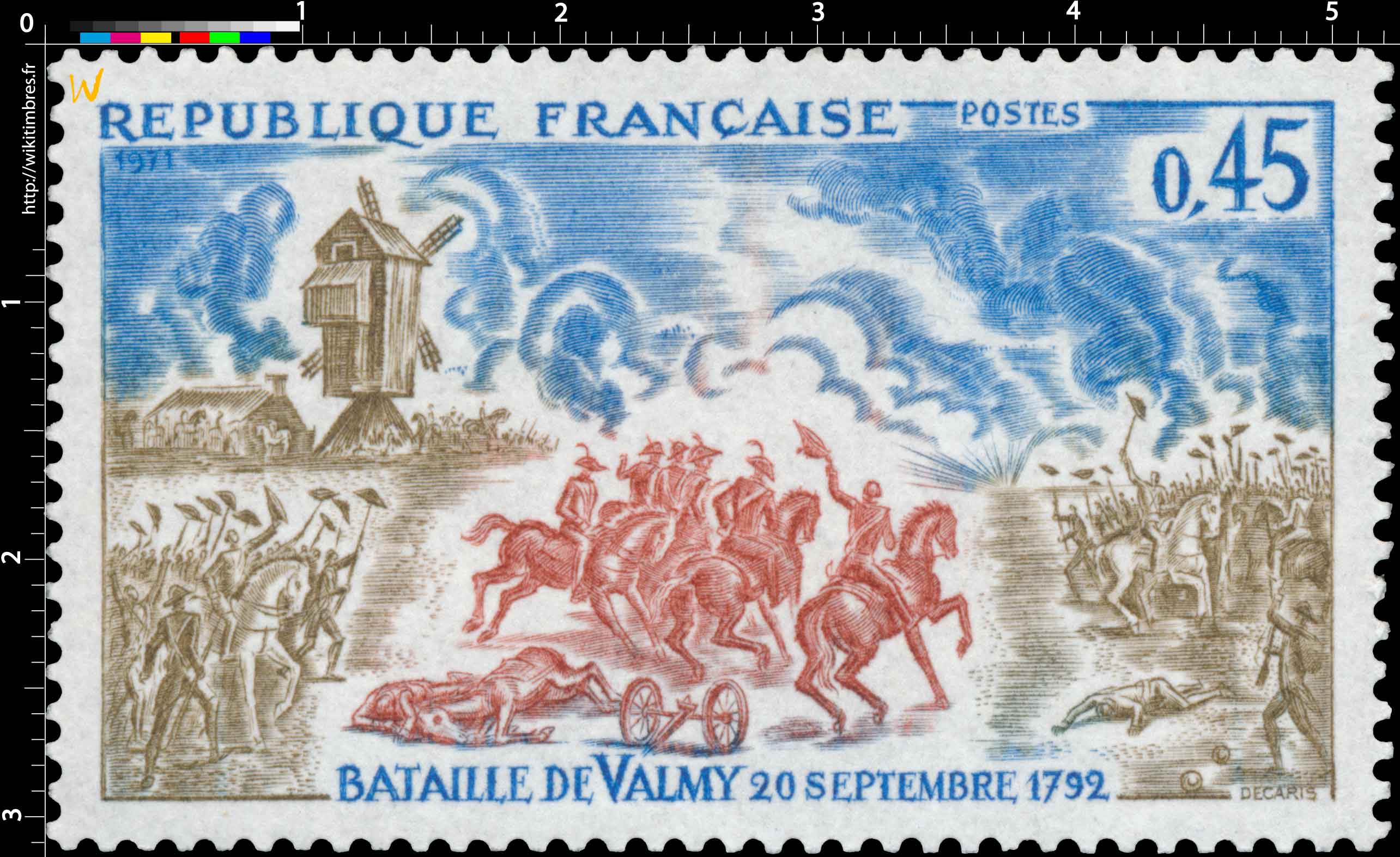 1971 BATAILLE DE VALMY 20 SEPTEMBRE, 1792