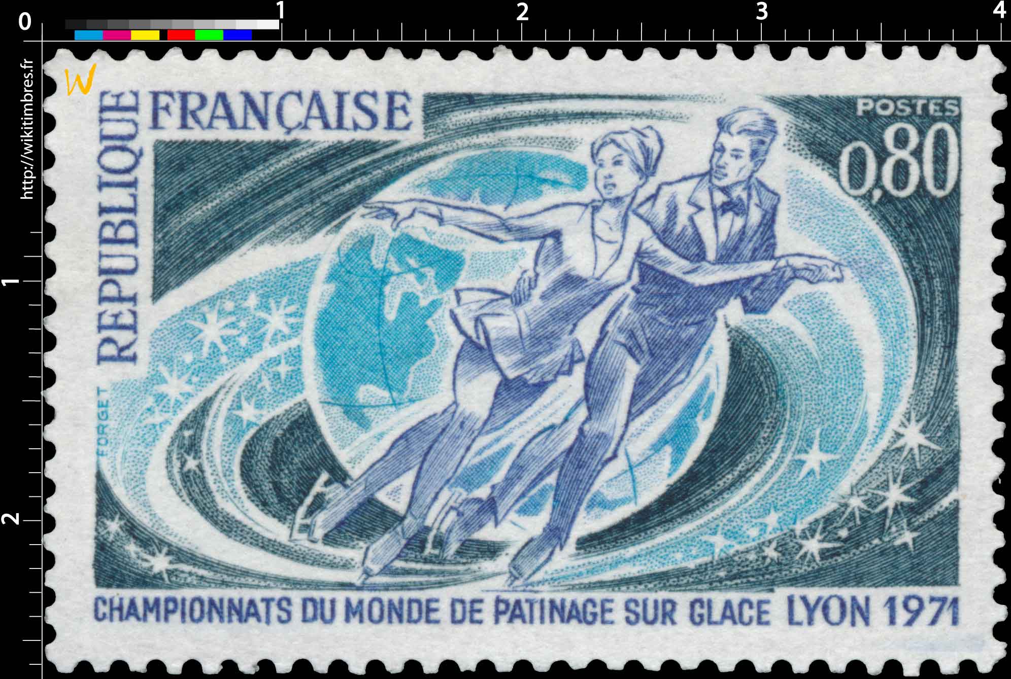 CHAMPIONNATS DU MONDE DE PATINAGE SUR GLACE LYON 1971